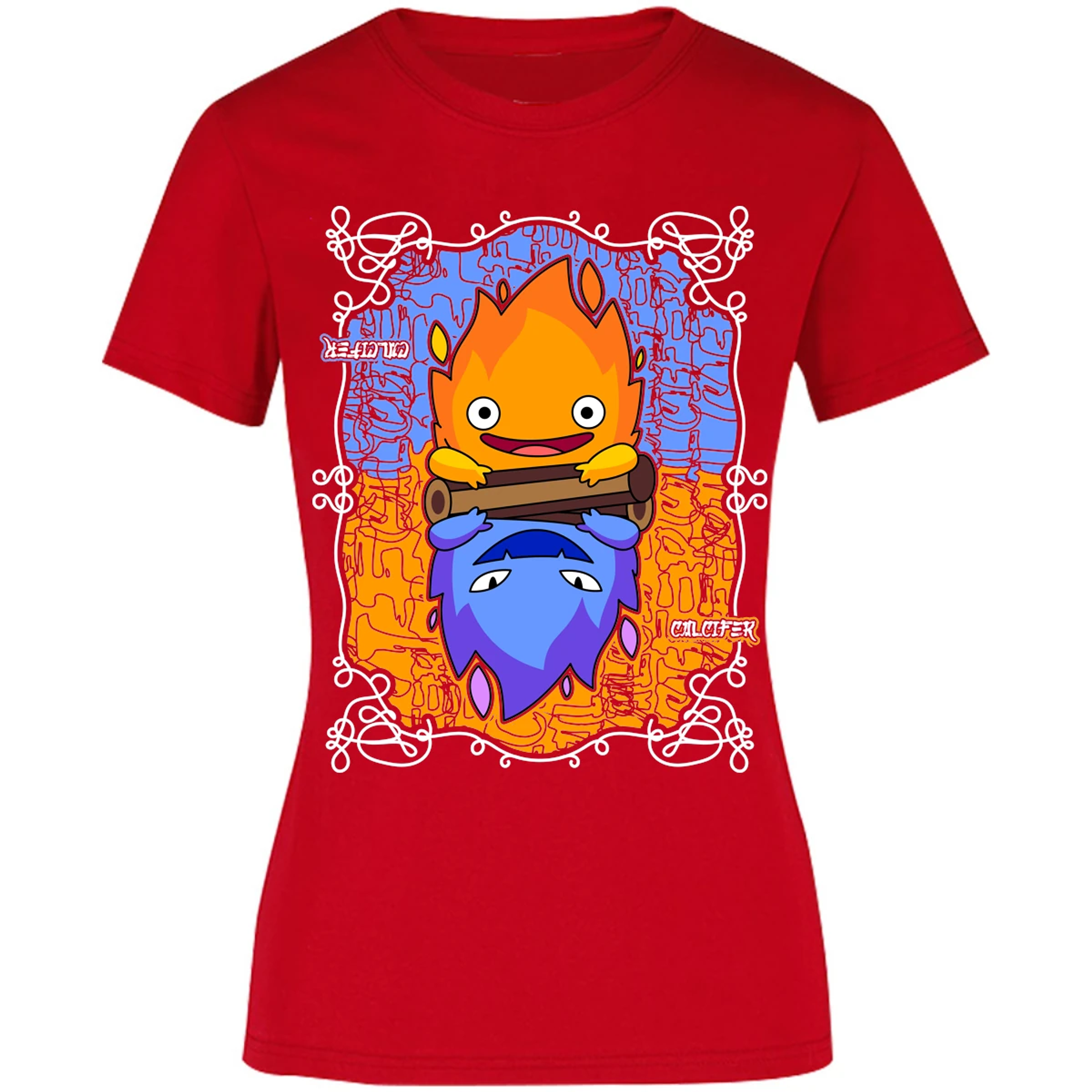 Blusa Ghibli Calcifer Anime Blusa para Mujer 2