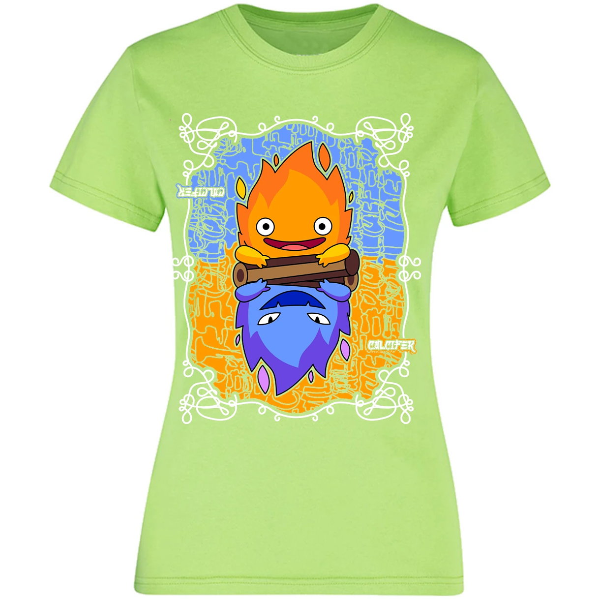 Blusa Ghibli Calcifer Anime Blusa para Mujer 13