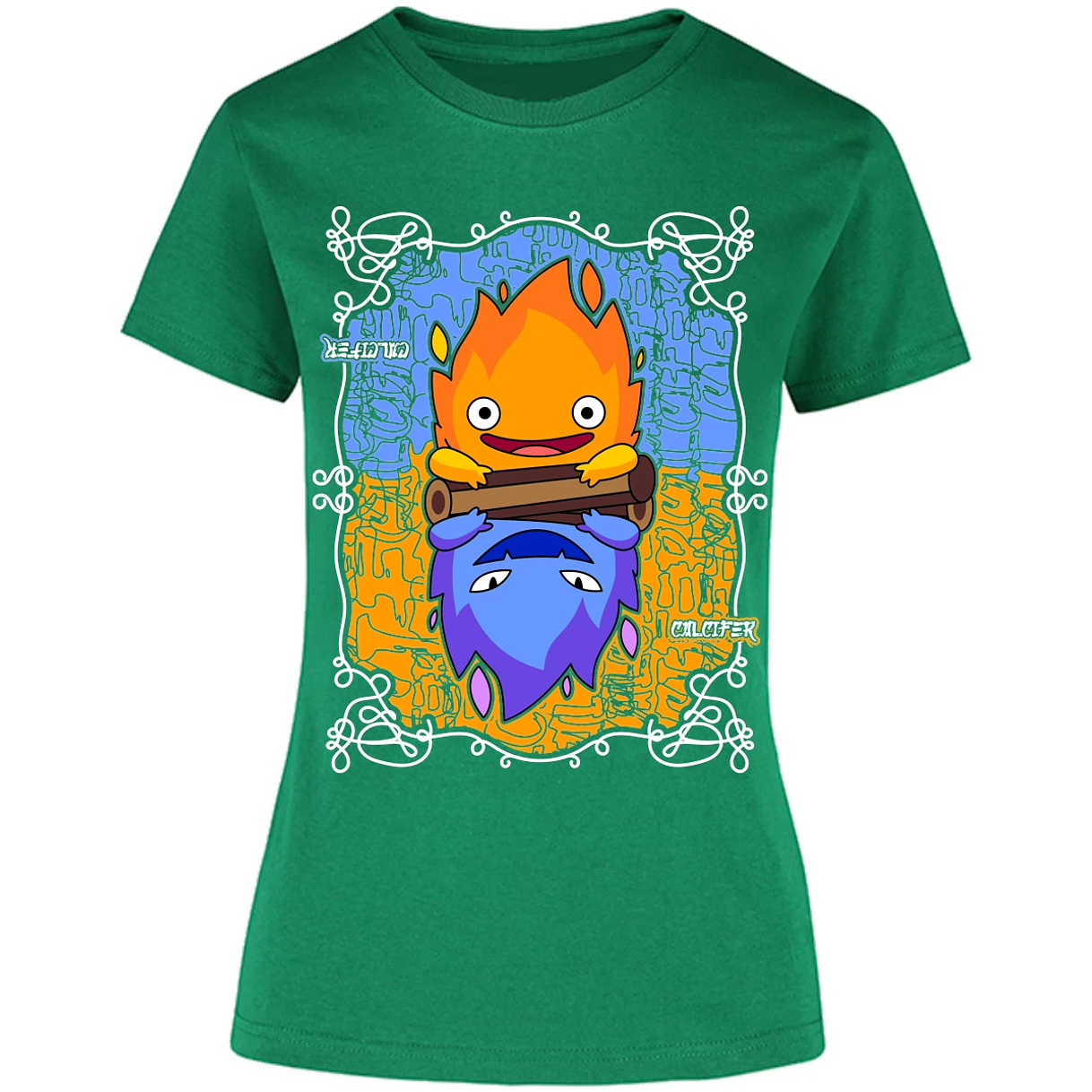 Blusa Ghibli Calcifer Anime Blusa para Mujer 18