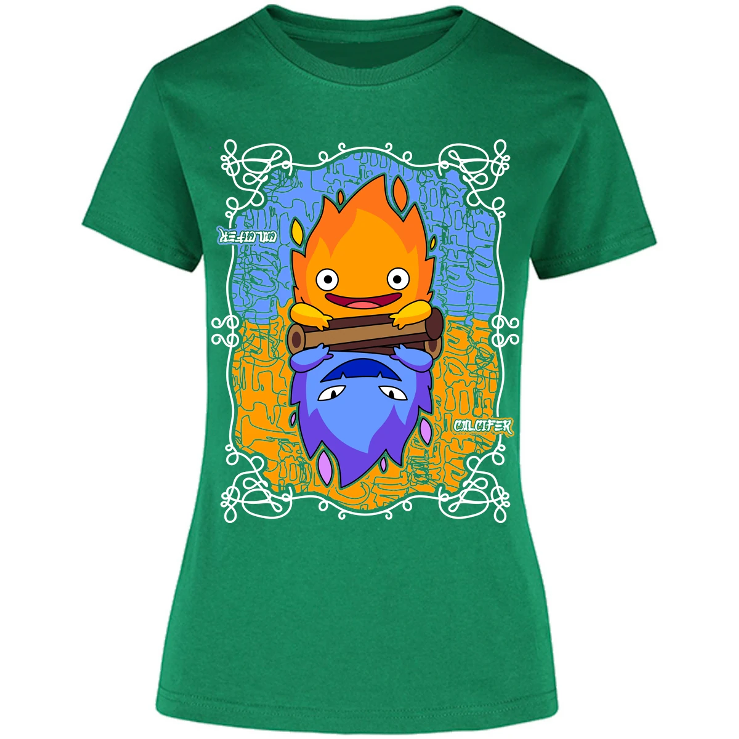 Blusa Ghibli Calcifer Anime Blusa para Mujer 18