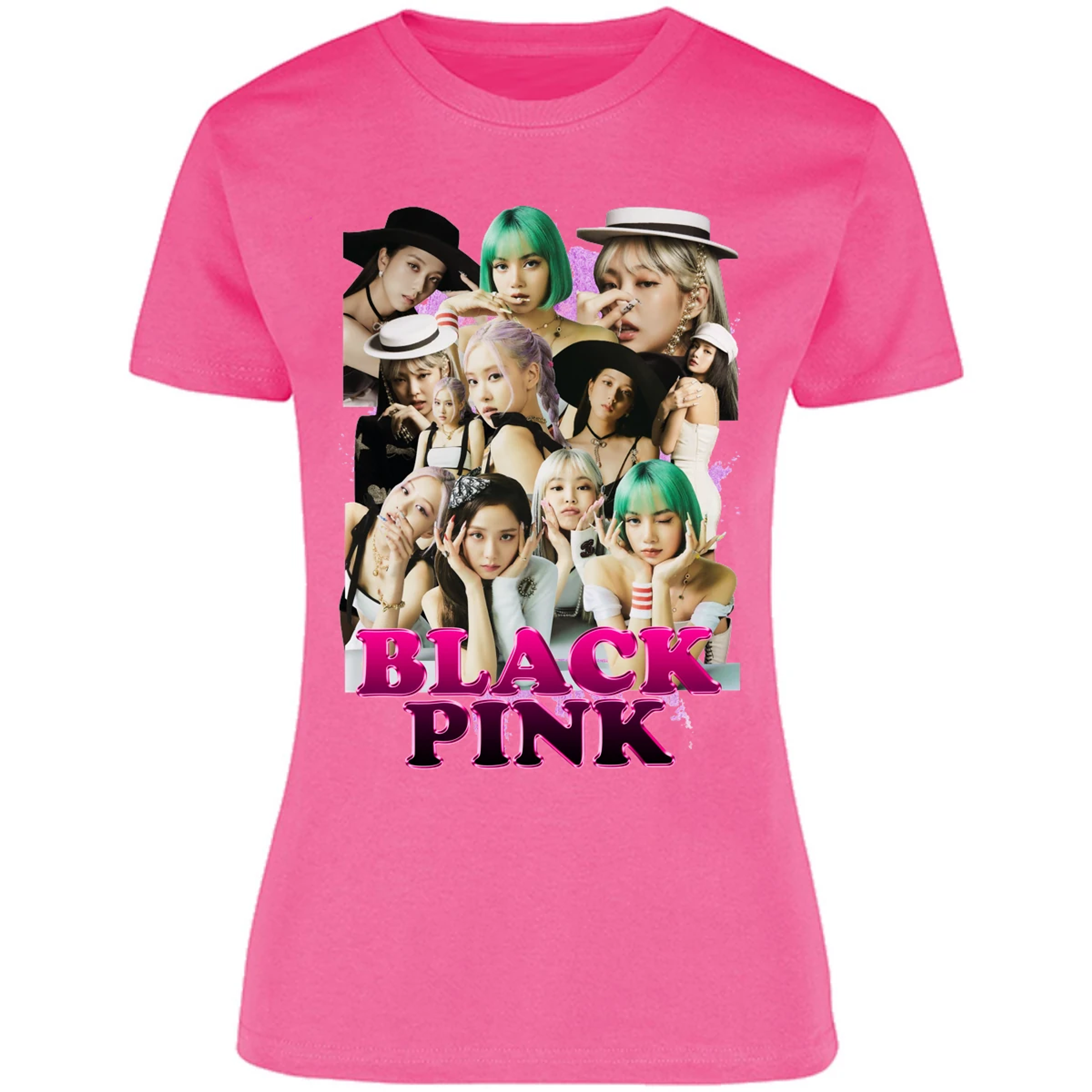 Blusa K Pop Black Pink Printable Blusa para Mujer 1