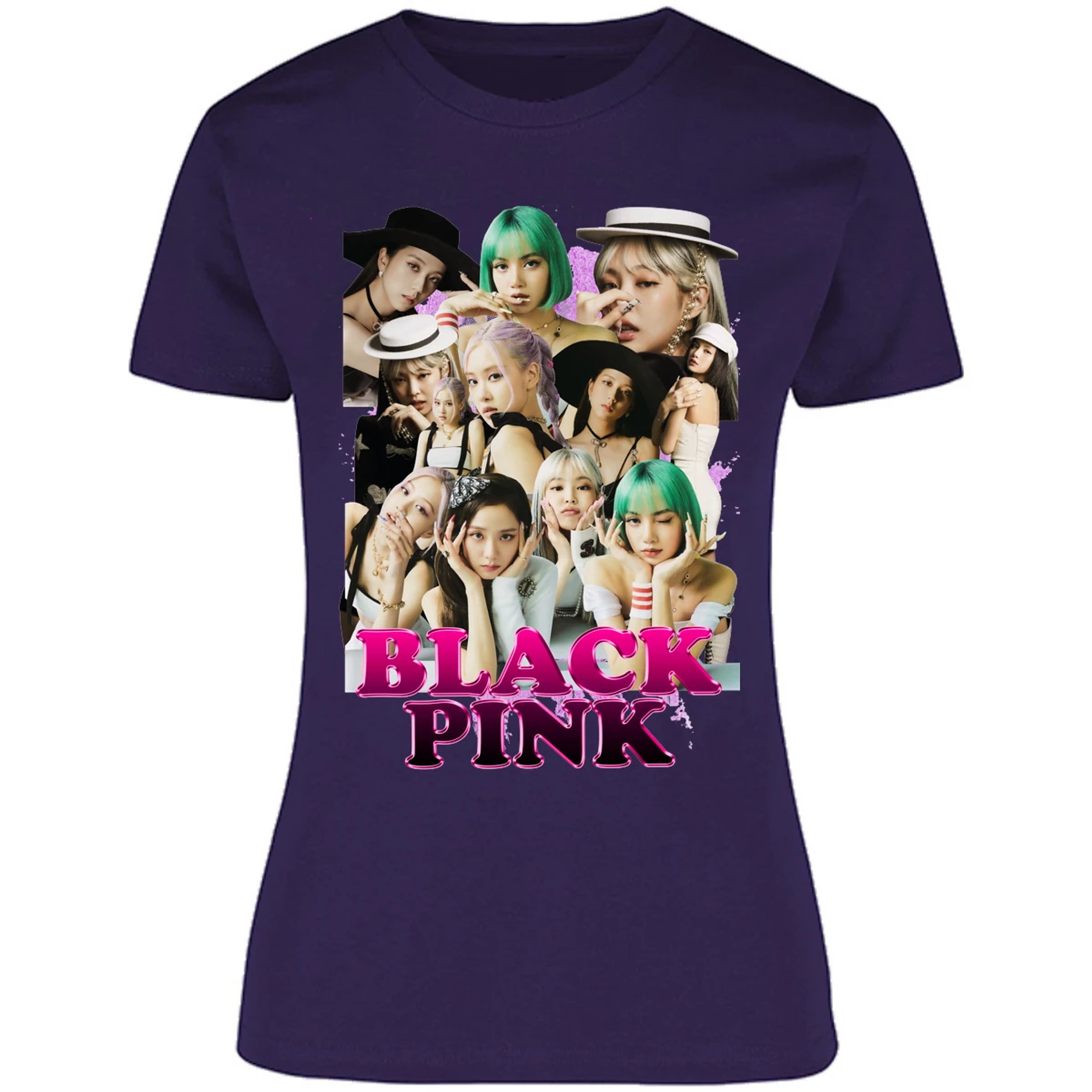 Blusa K Pop Black Pink Printable Blusa para Mujer 8
