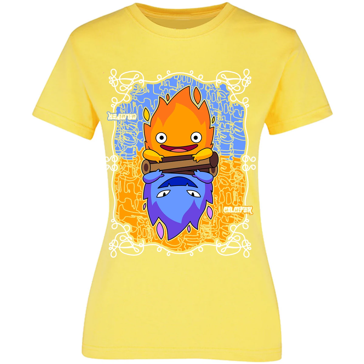 Blusa Ghibli Calcifer Anime Blusa para Mujer 3