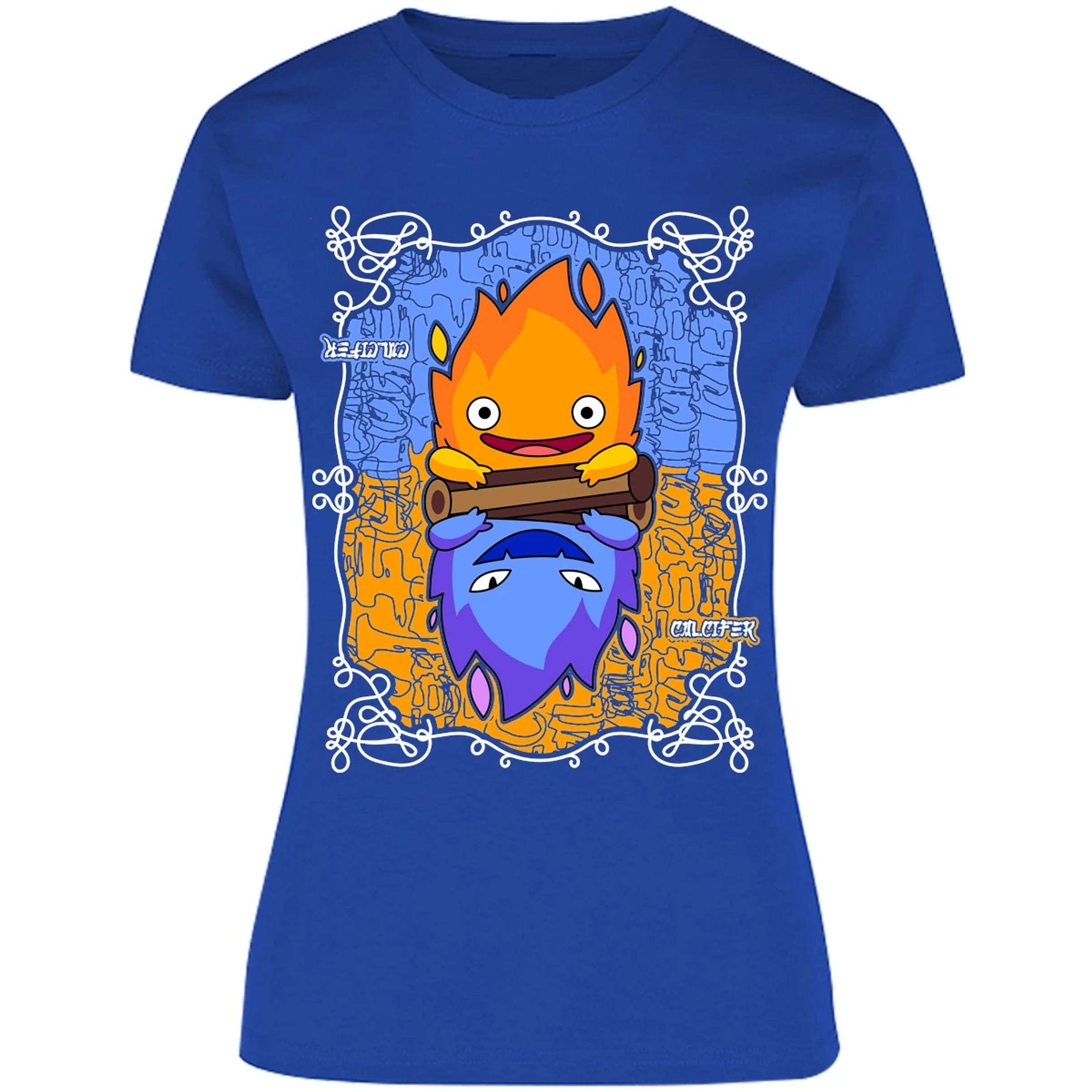 Blusa Ghibli Calcifer Anime Blusa para Mujer 14