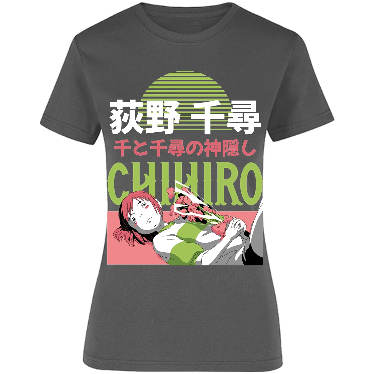 Blusa Ghibli Chihiro Anime Blusa para Mujer 18