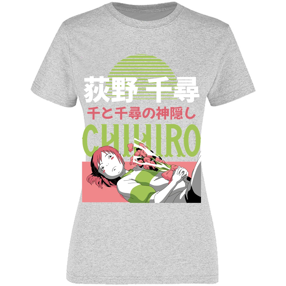 Blusa Ghibli Chihiro Anime Blusa para Mujer 11