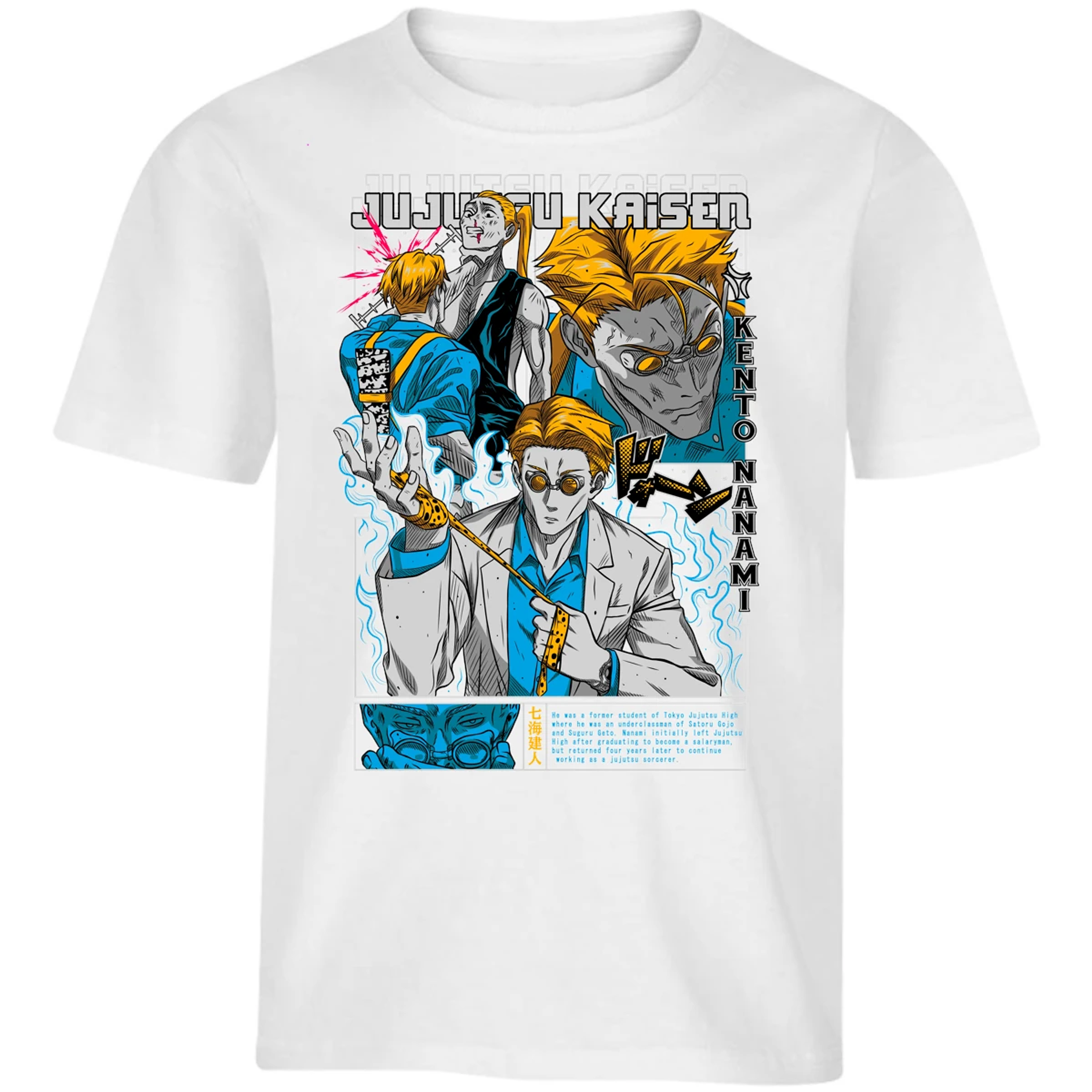 Playera Jujutsu Kaisen Nanami Kento para Niño 1
