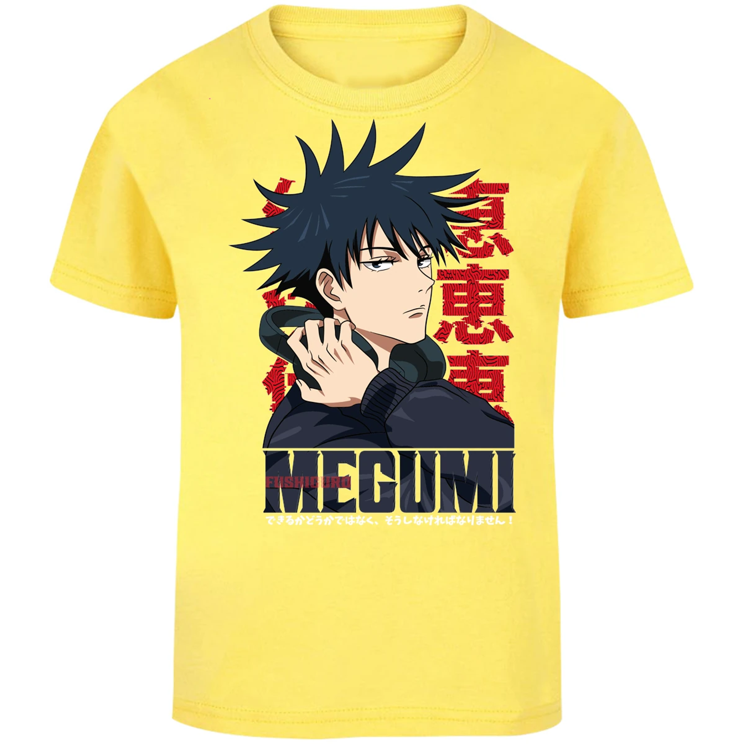 Playera Jujutsu Kaisen Megumi Anime para Niño 8