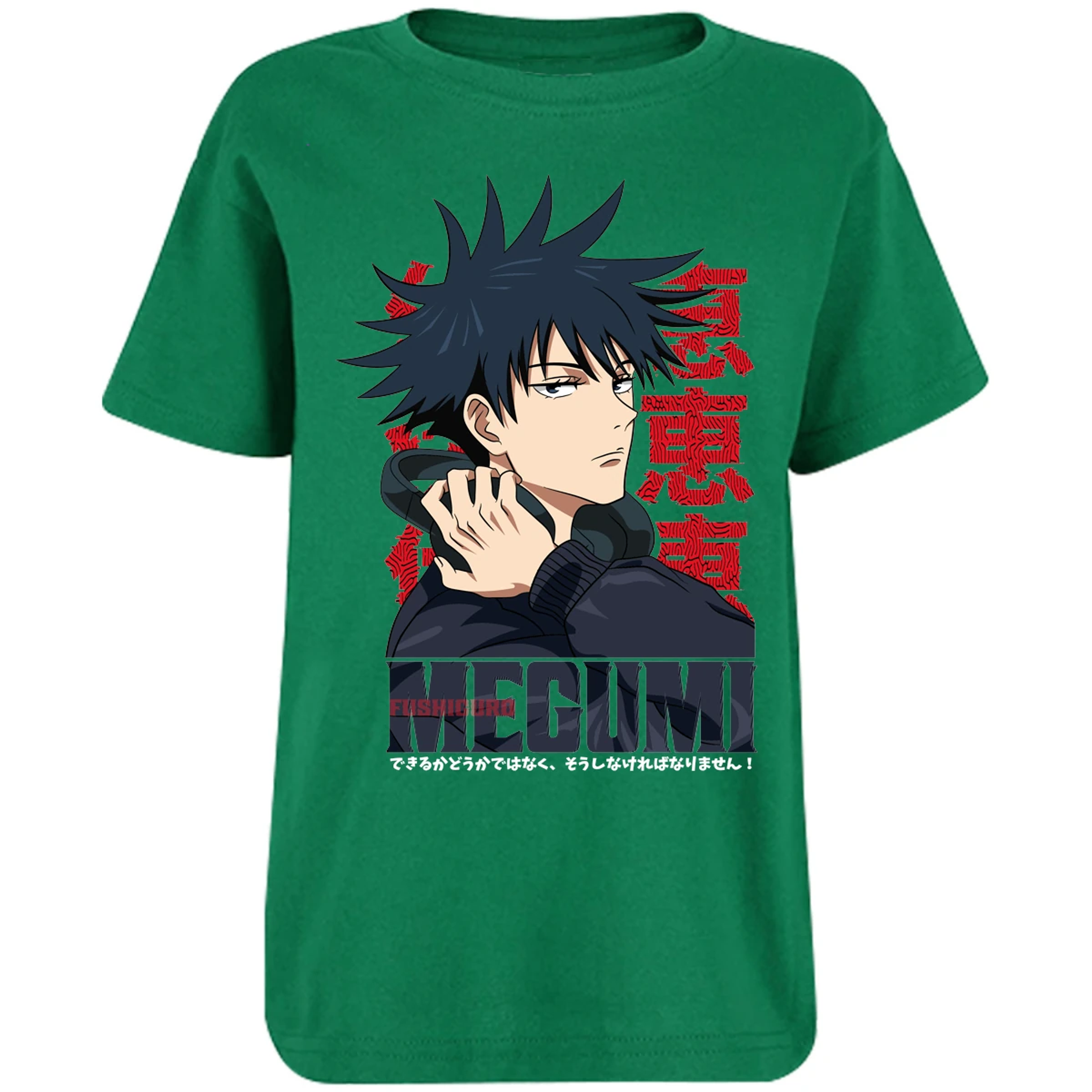 Playera Jujutsu Kaisen Megumi Anime para Niño 14