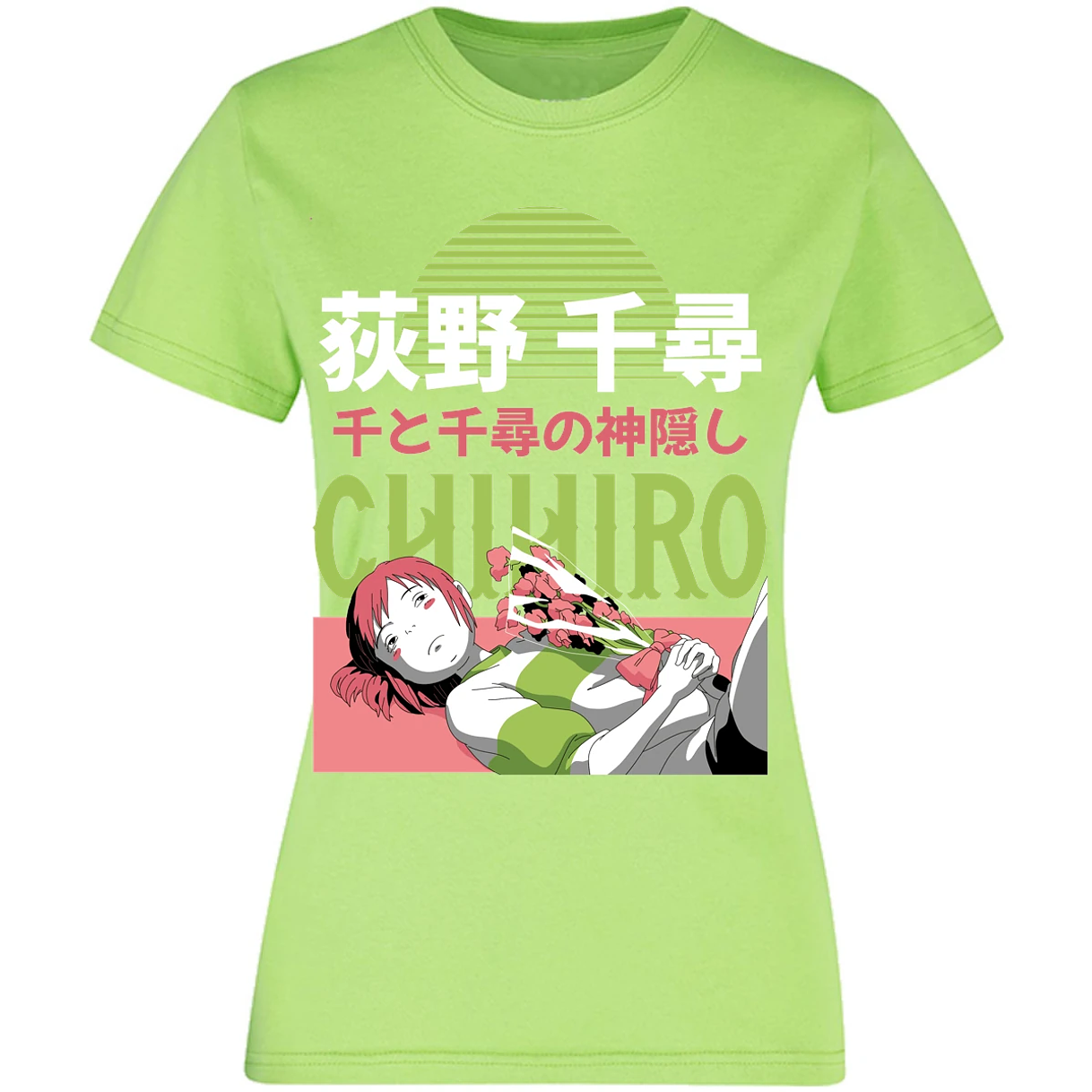 Blusa Ghibli Chihiro Anime Blusa para Mujer 1