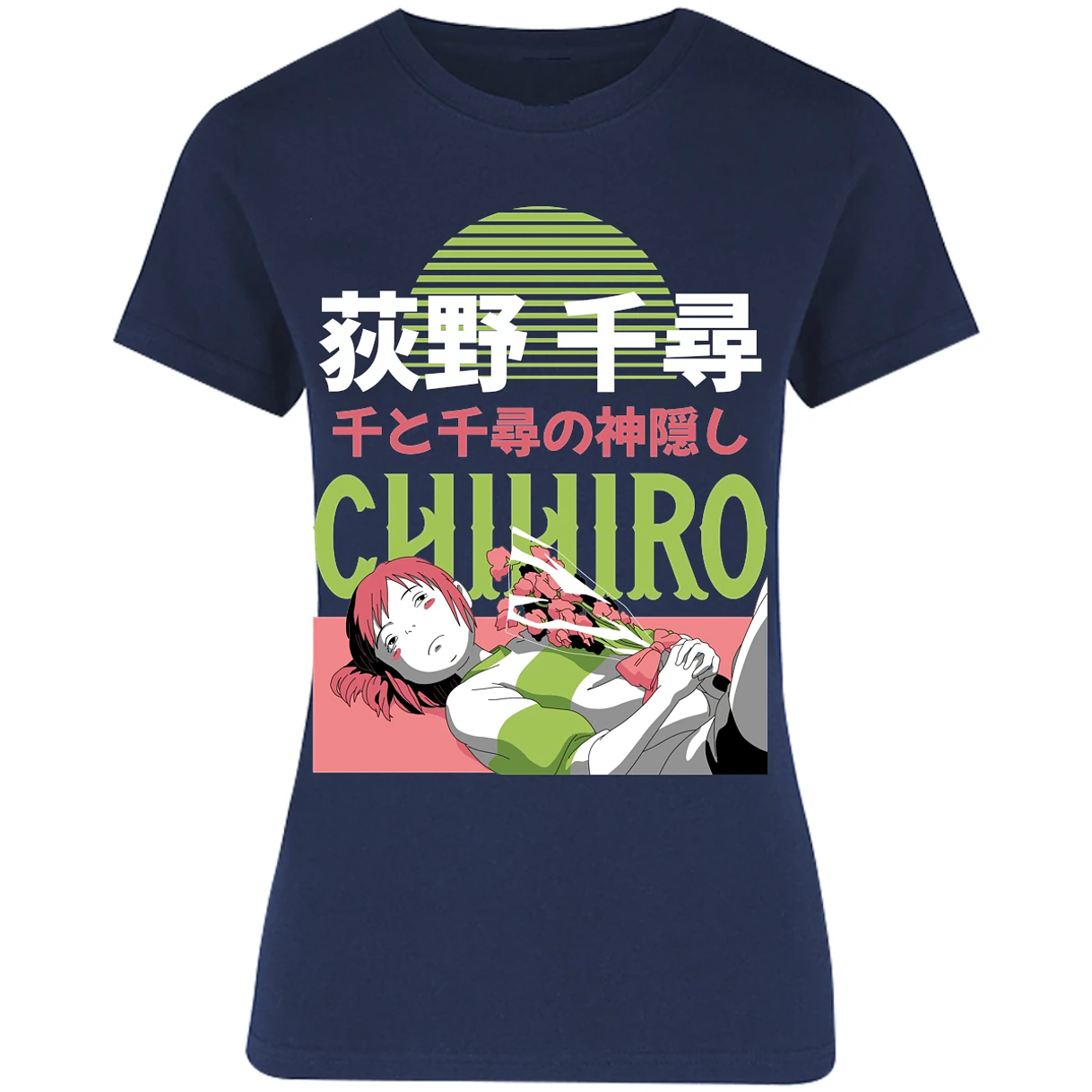 Blusa Ghibli Chihiro Anime Blusa para Mujer 5