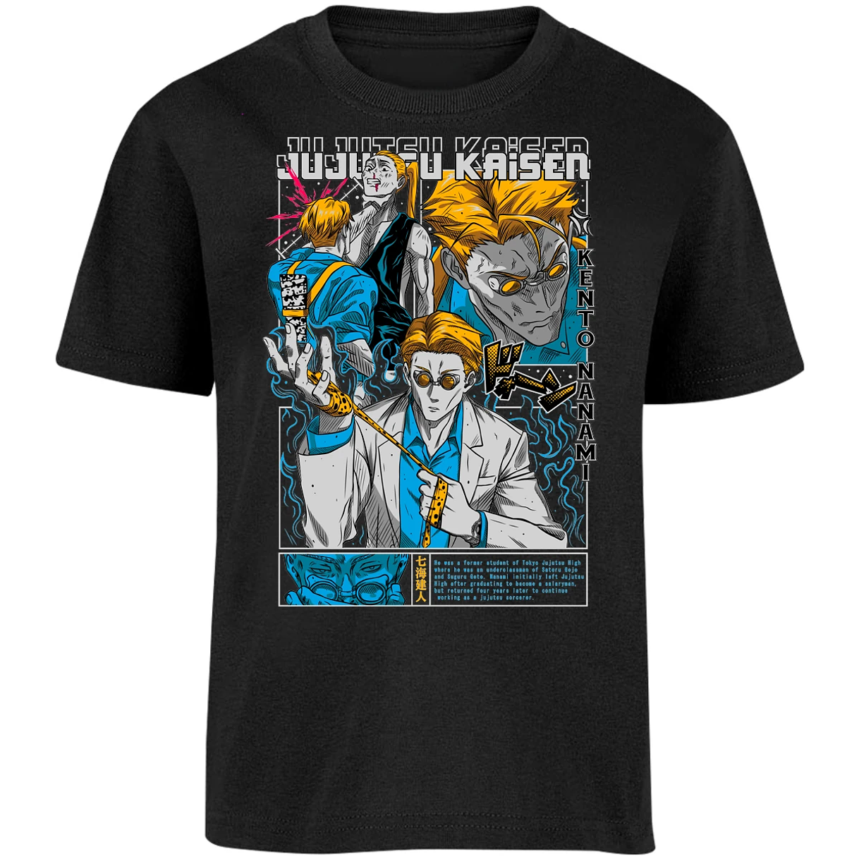 Playera Jujutsu Kaisen Nanami Kento para Niño 12
