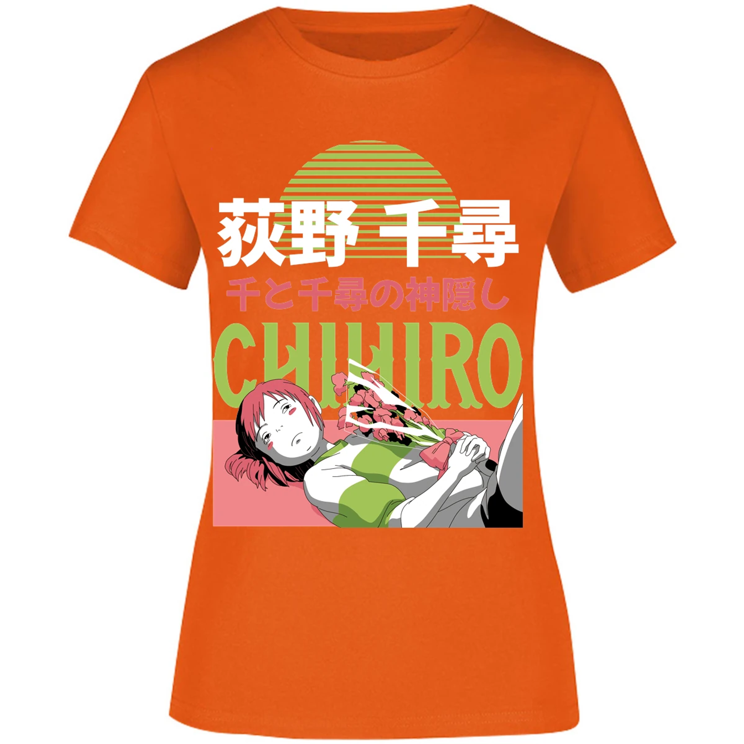 Blusa Ghibli Chihiro Anime Blusa para Mujer 14