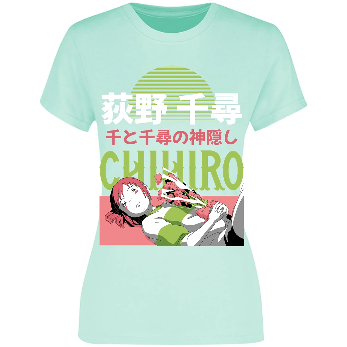 Blusa Ghibli Chihiro Anime Blusa para Mujer 17