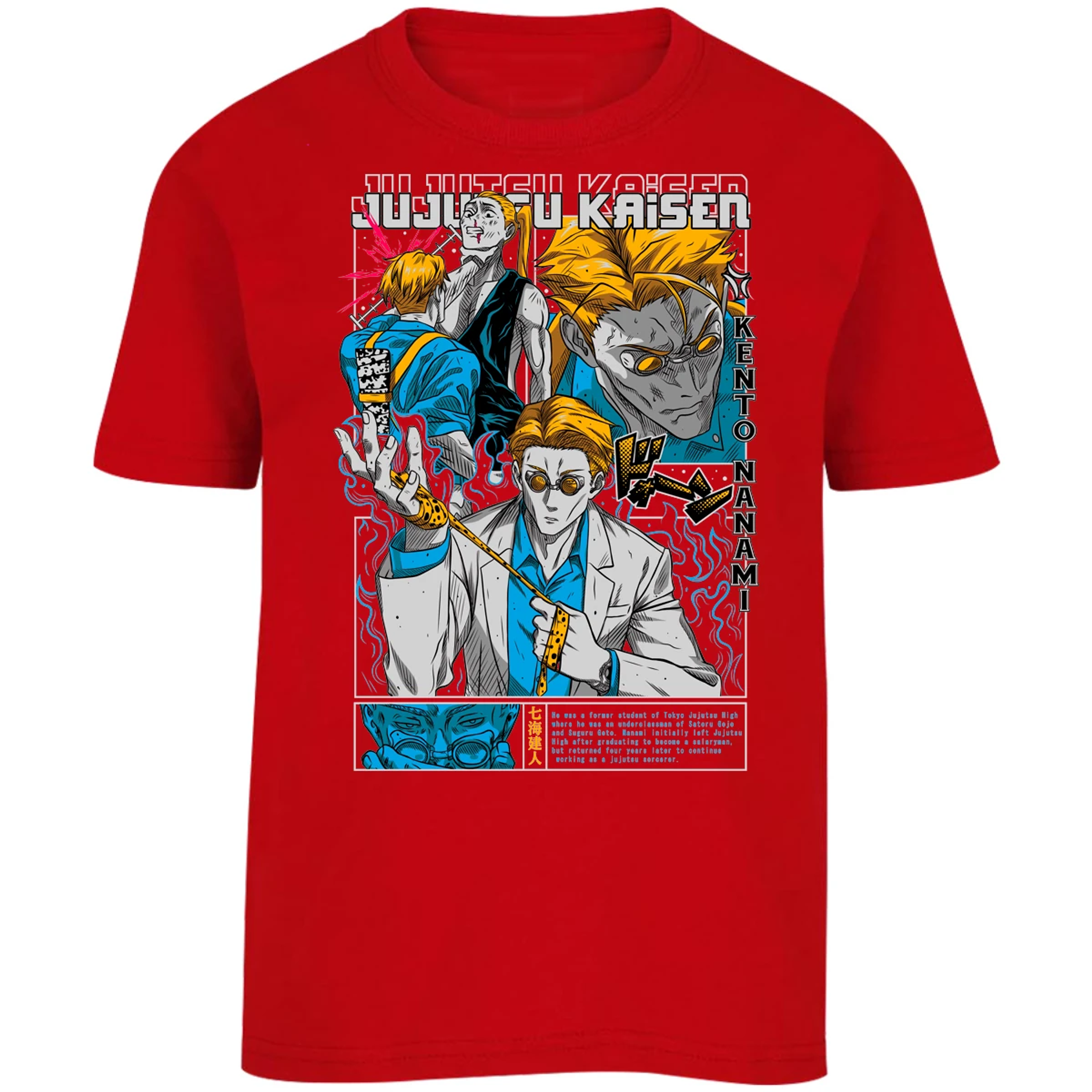 Playera Jujutsu Kaisen Nanami Kento para Niño 8