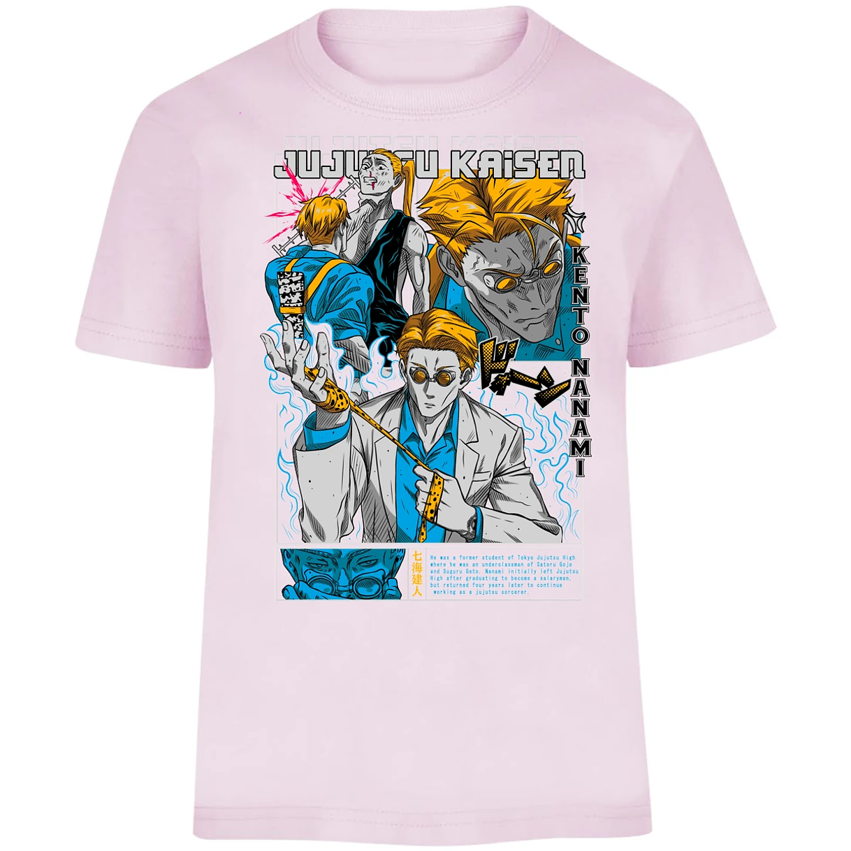 Playera Jujutsu Kaisen Nanami Kento para Niño 3
