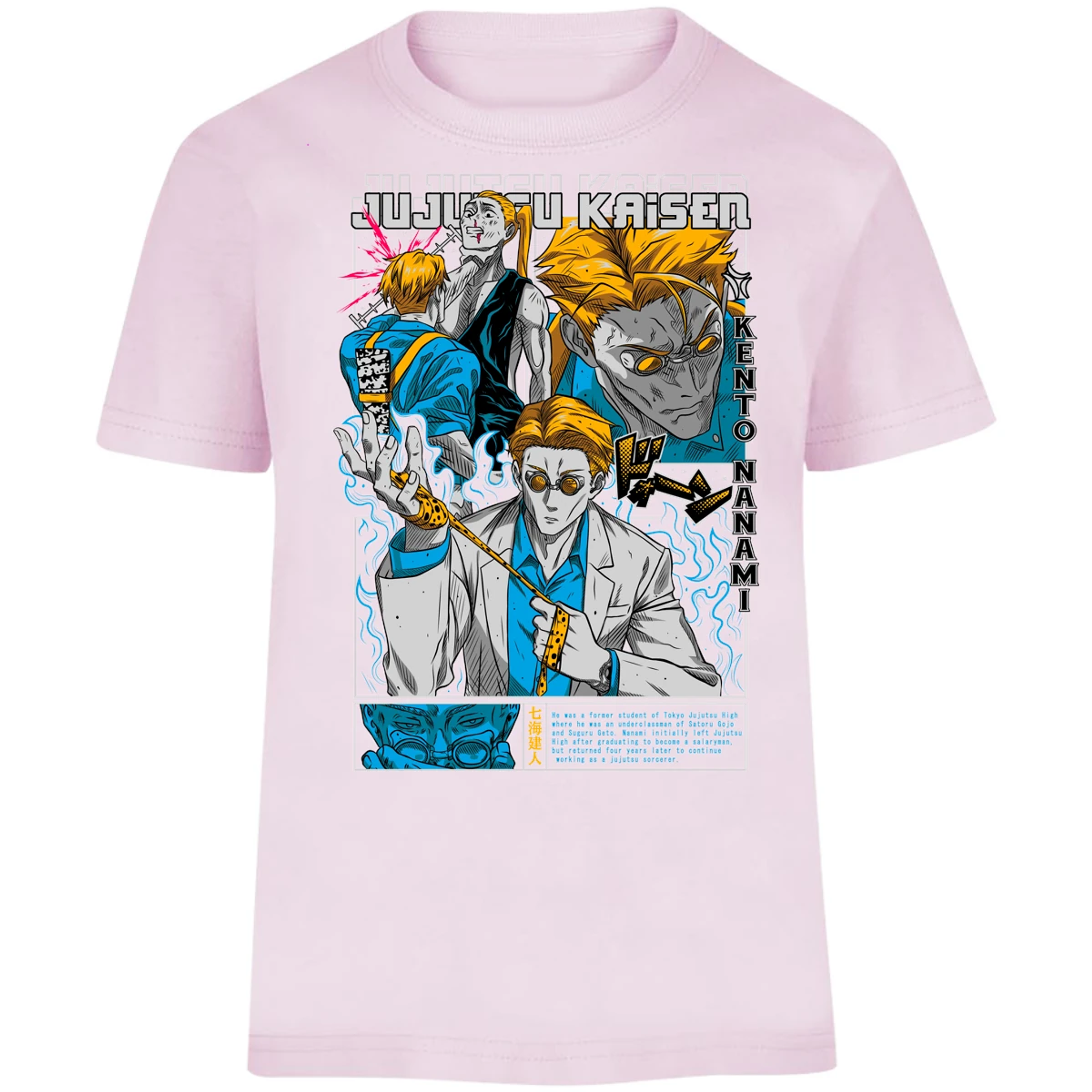 Playera Jujutsu Kaisen Nanami Kento para Niño 3