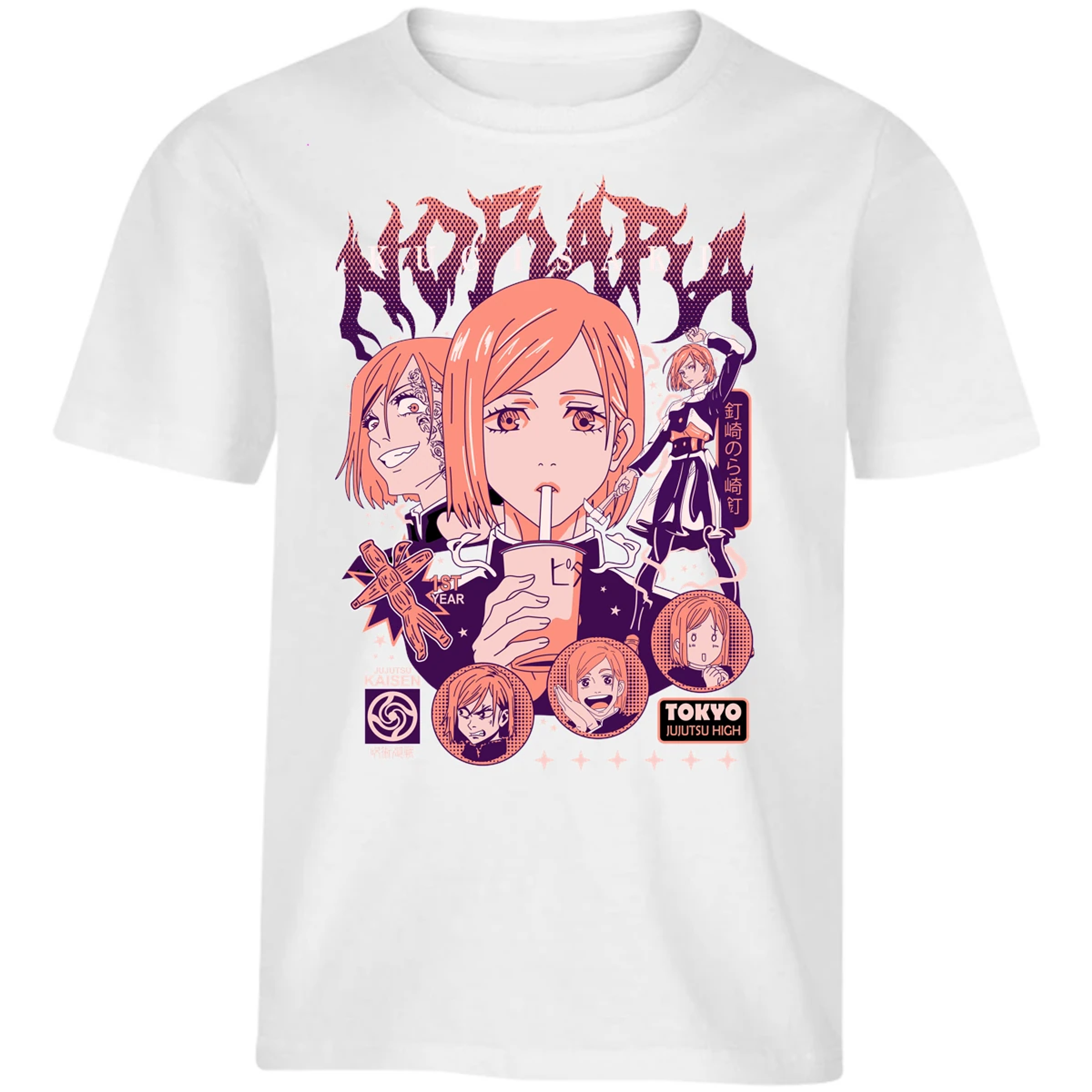 Playera Jujutsu Kaisen Nobara Anime para Niño 5