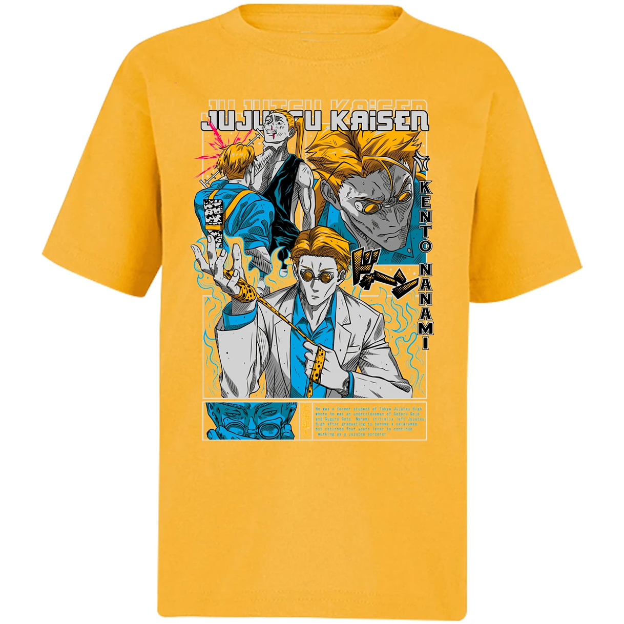 Playera Jujutsu Kaisen Nanami Kento para Niño 5