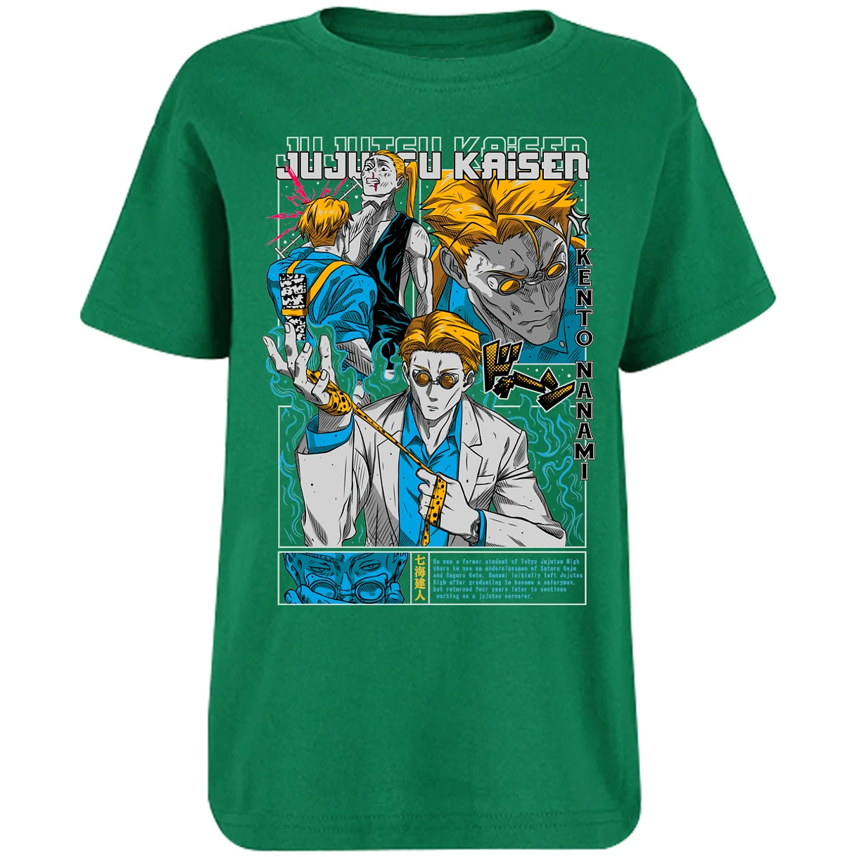 Playera Jujutsu Kaisen Nanami Kento para Niño 13