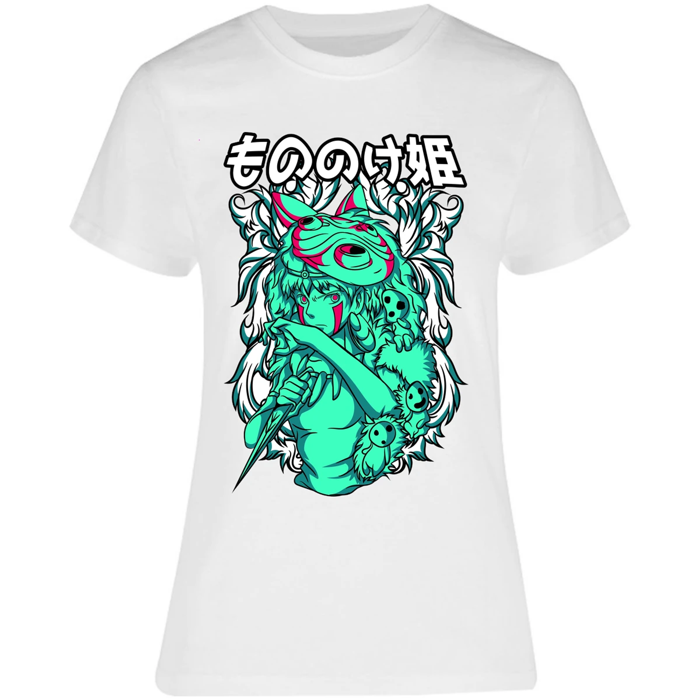 Blusa Ghibli Mononoke Blusa para Mujer 7