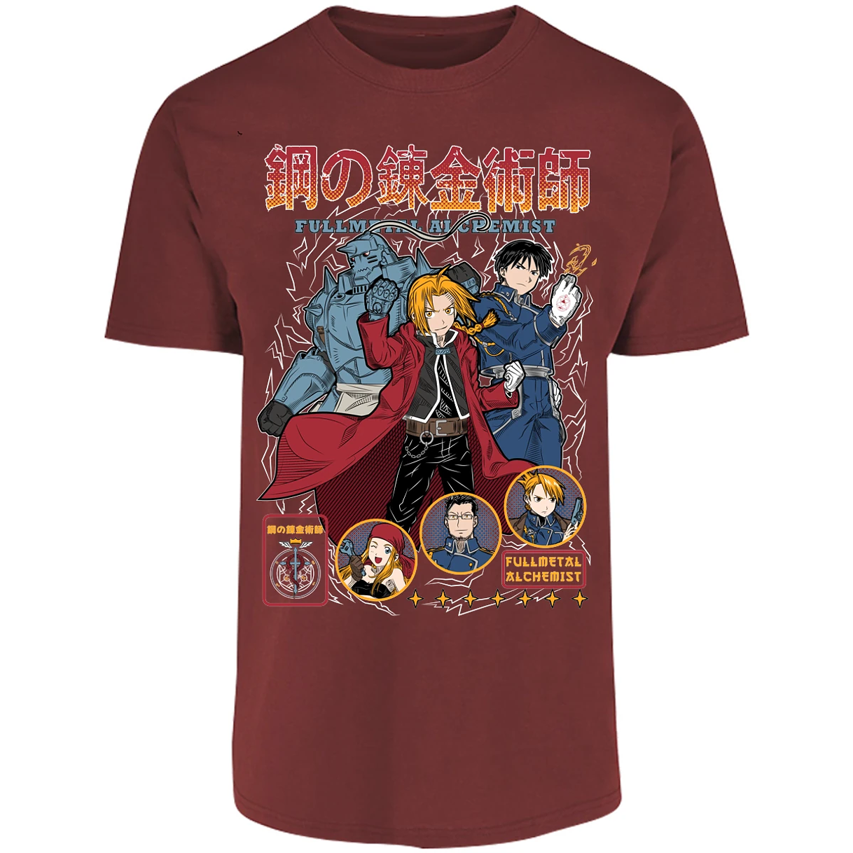 Playera Full Metal Alchemist Fullmetal para Adulto 19