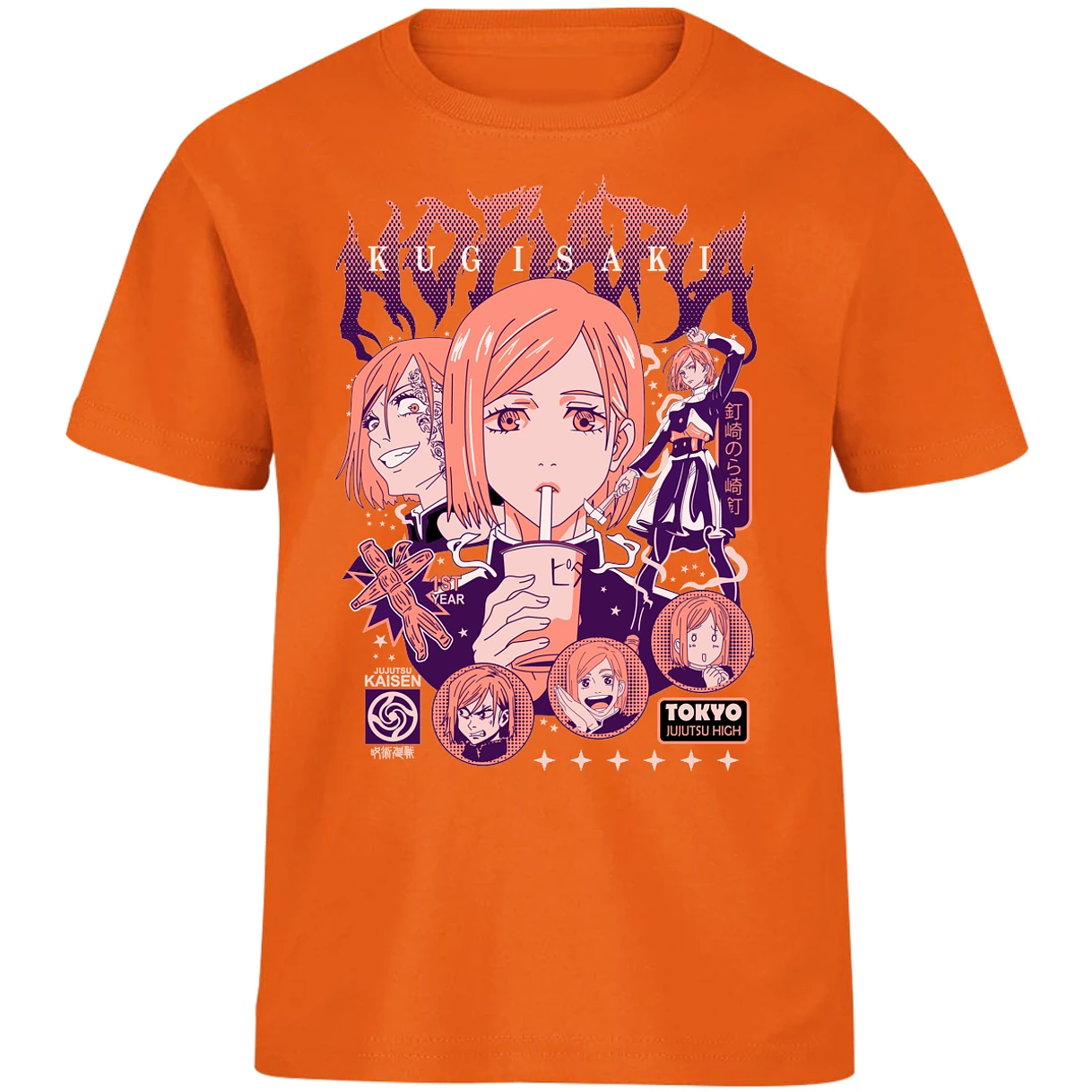 Playera Jujutsu Kaisen Nobara Anime para Niño 2
