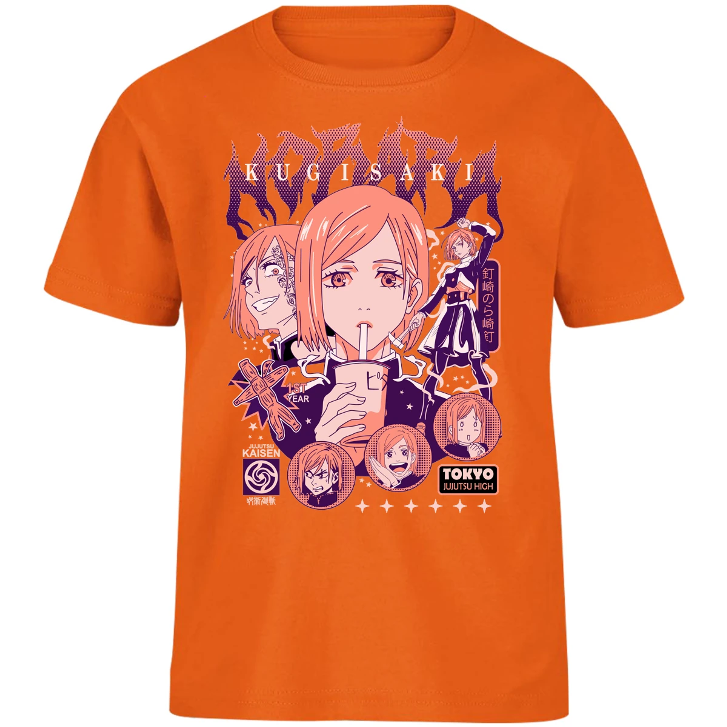 Playera Jujutsu Kaisen Nobara Anime para Niño 2