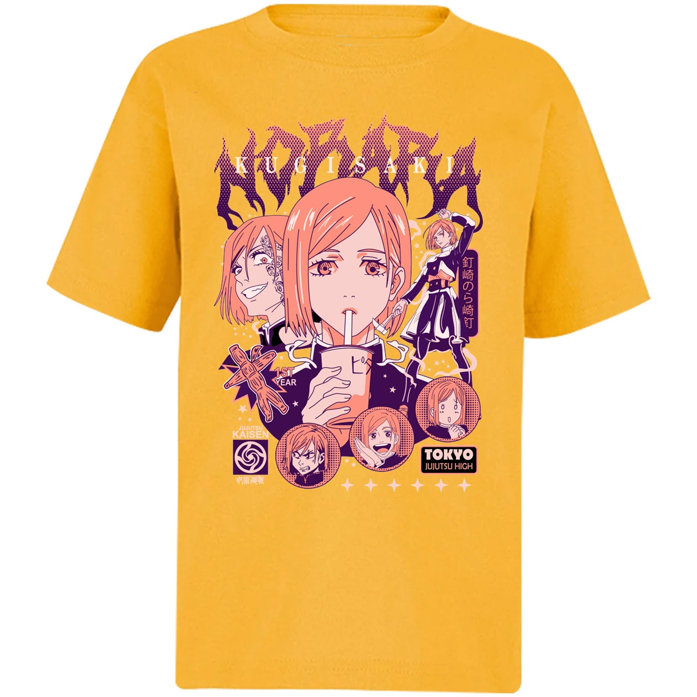 Playera Jujutsu Kaisen Nobara Anime para Niño 6