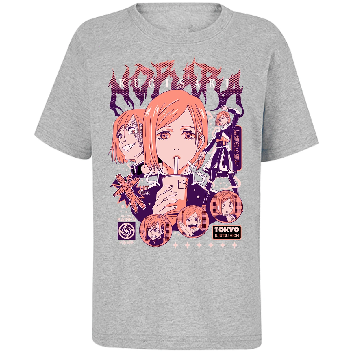 Playera Jujutsu Kaisen Nobara Anime para Niño 15