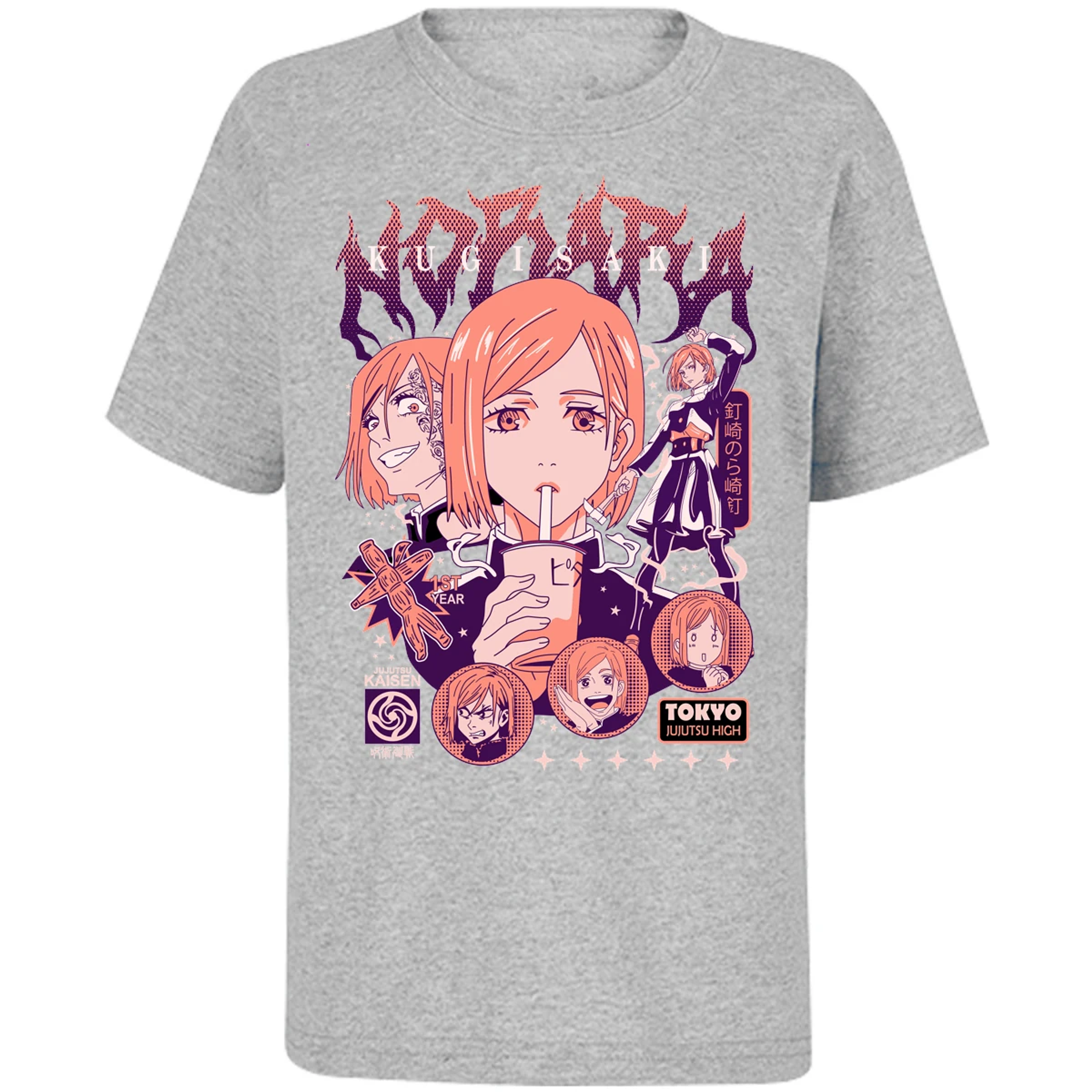 Playera Jujutsu Kaisen Nobara Anime para Niño 15