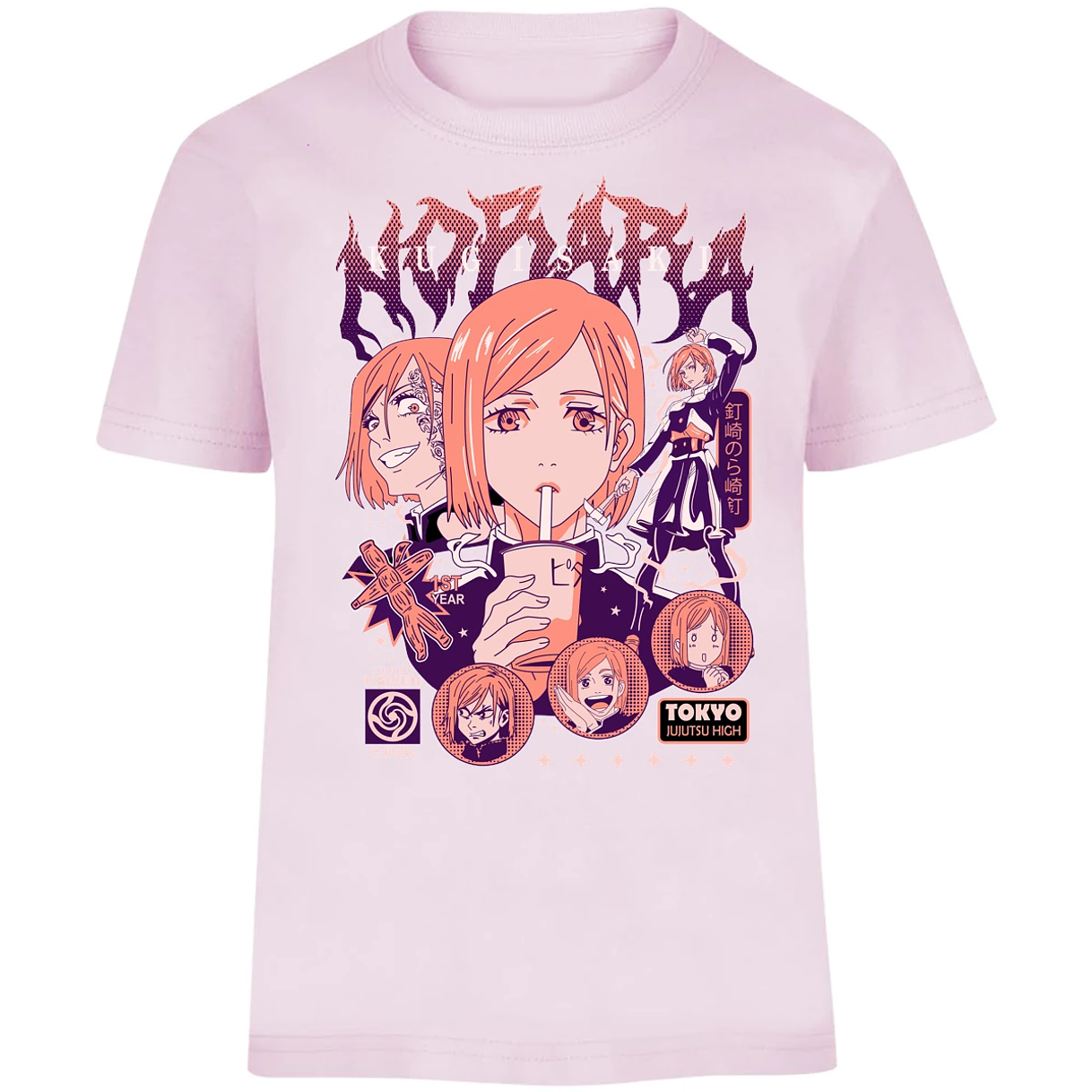 Playera Jujutsu Kaisen Nobara Anime para Niño 7