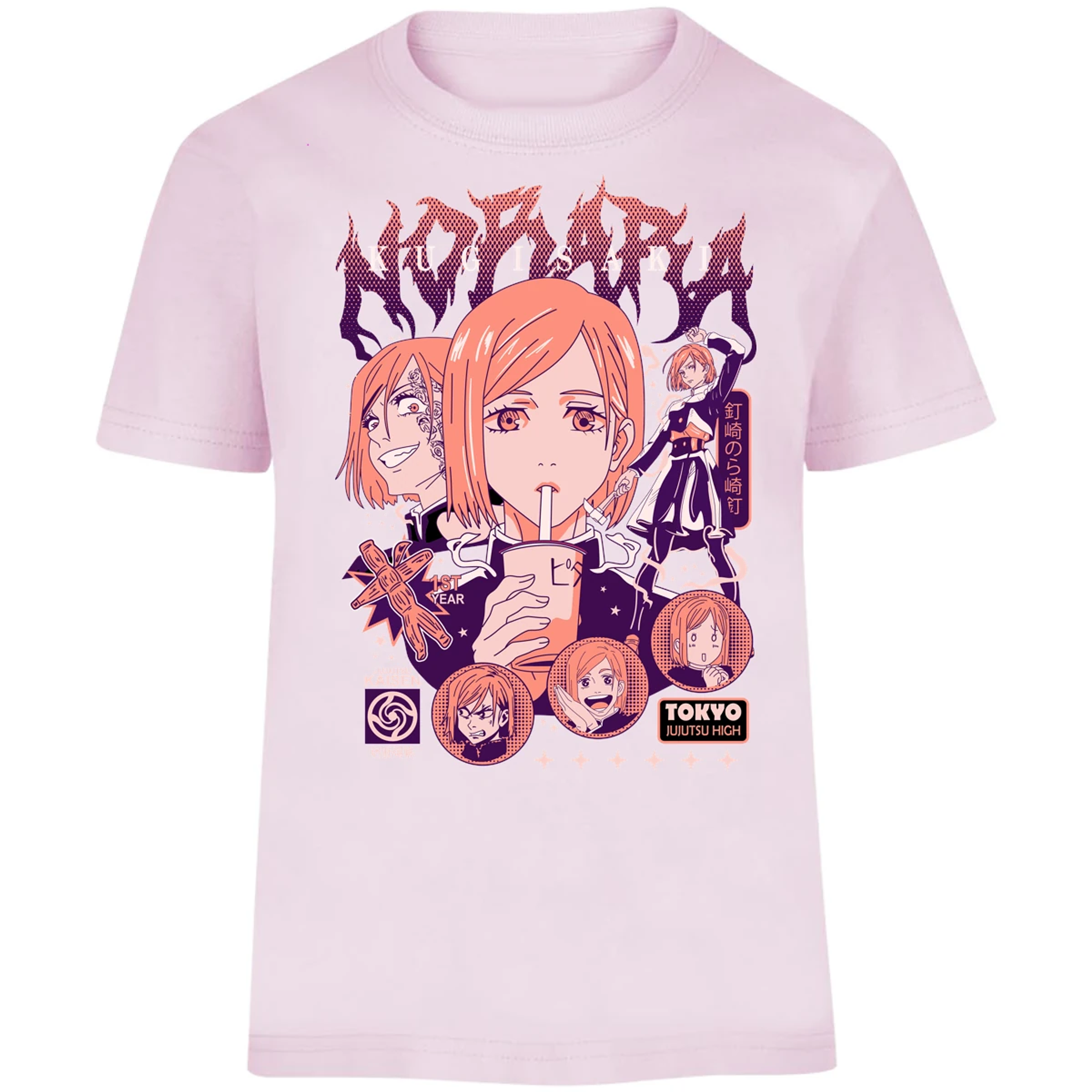 Playera Jujutsu Kaisen Nobara Anime para Niño 7