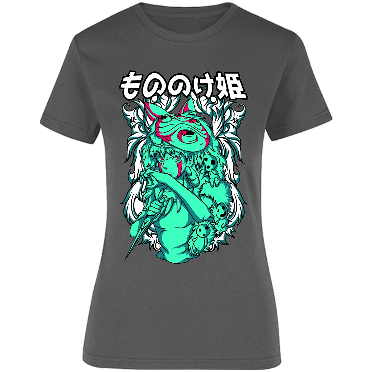 Blusa Ghibli Mononoke Blusa para Mujer 4