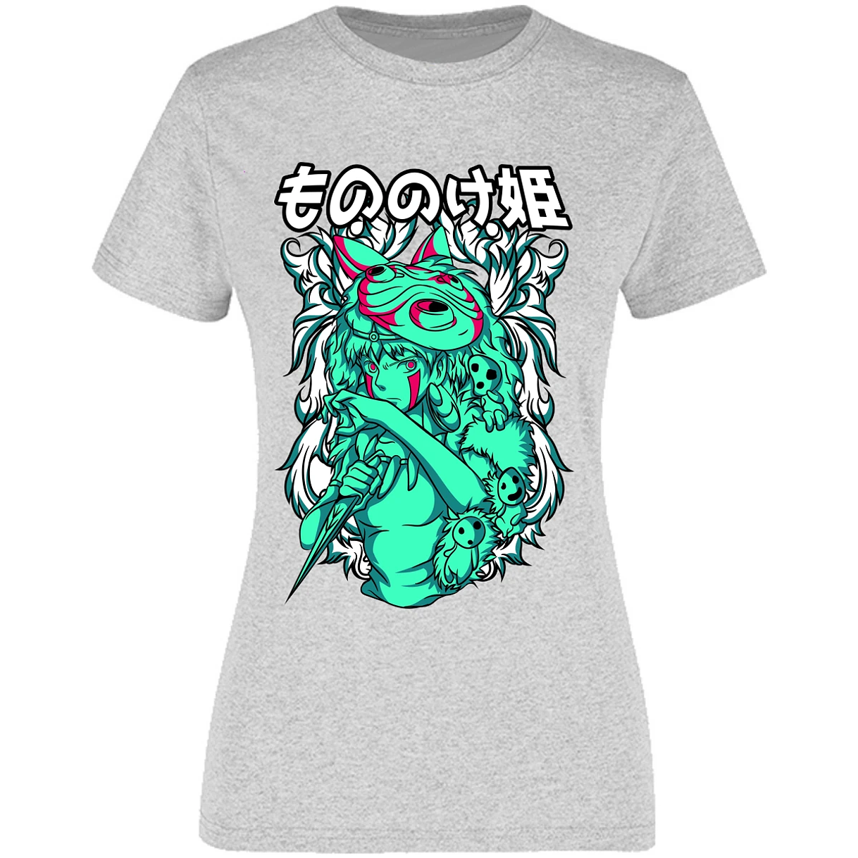 Blusa Ghibli Mononoke Blusa para Mujer 8