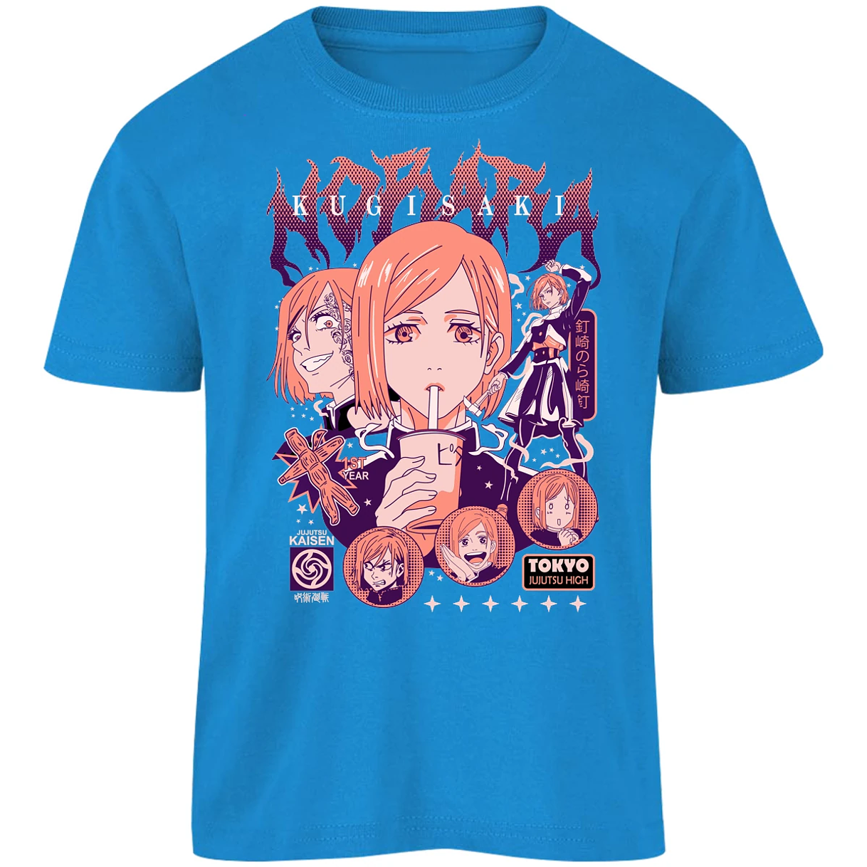Playera Jujutsu Kaisen Nobara Anime para Niño 10
