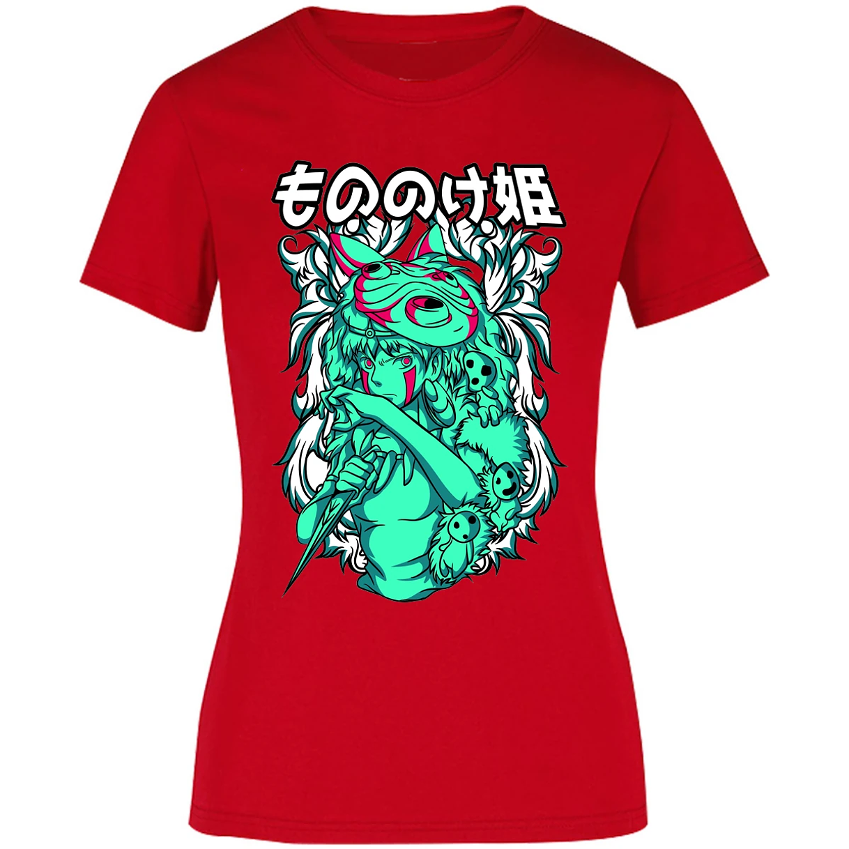 Blusa Ghibli Mononoke Blusa para Mujer 1
