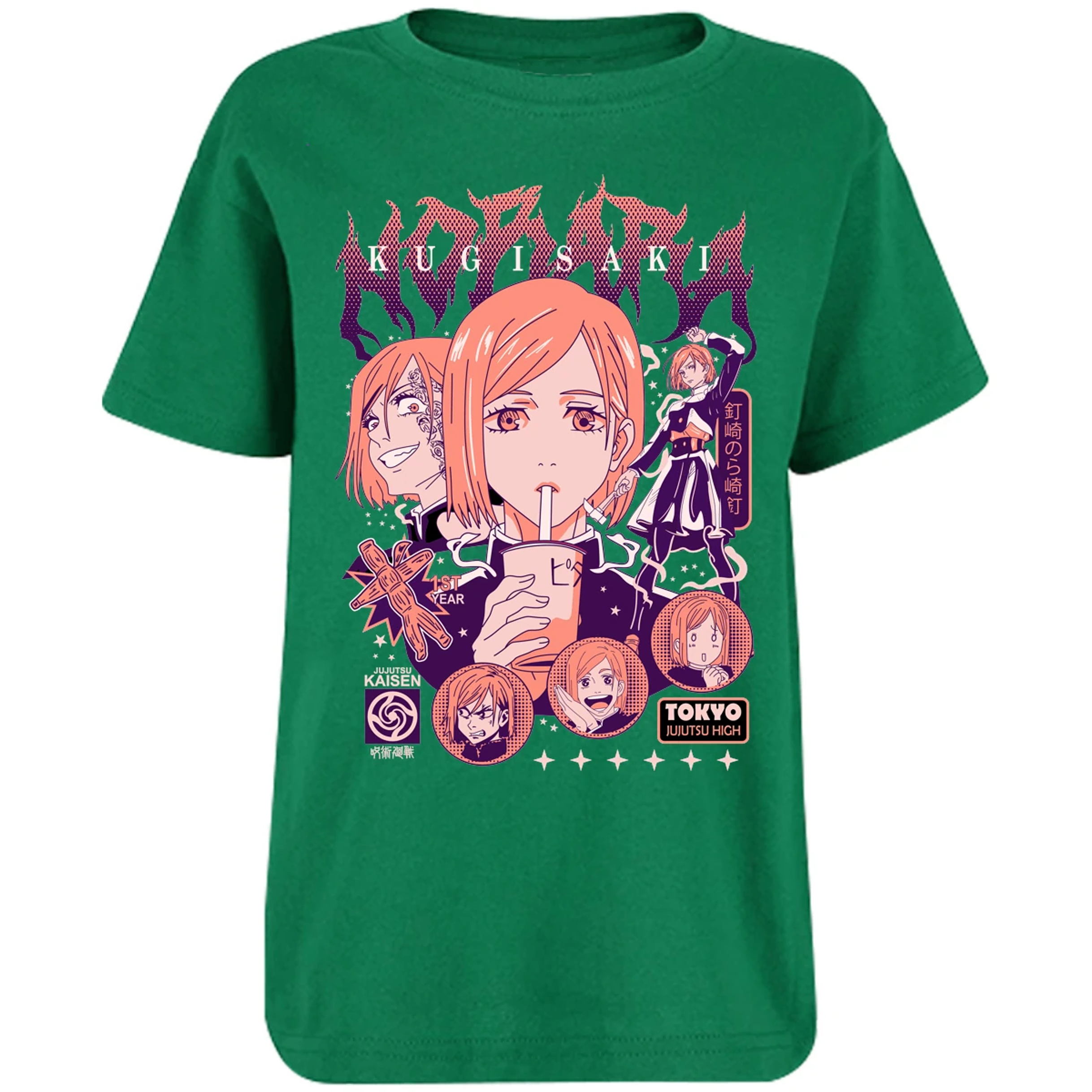 Playera Jujutsu Kaisen Nobara Anime para Niño 11