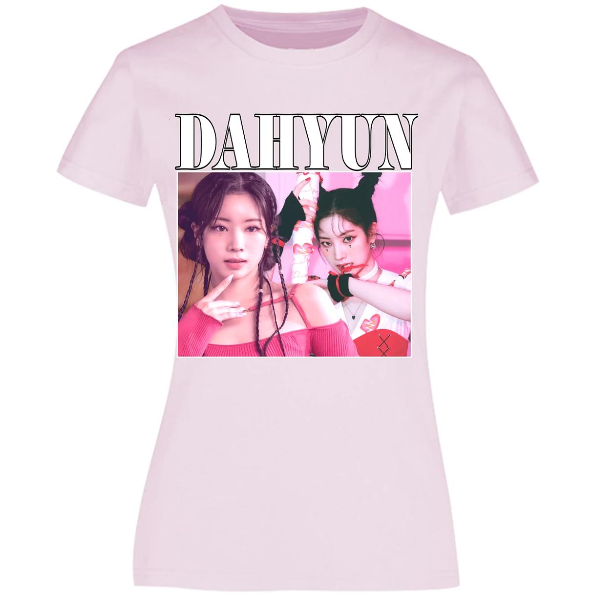 Blusa K Pop Dahyun Sublimation Blusa para Mujer 4