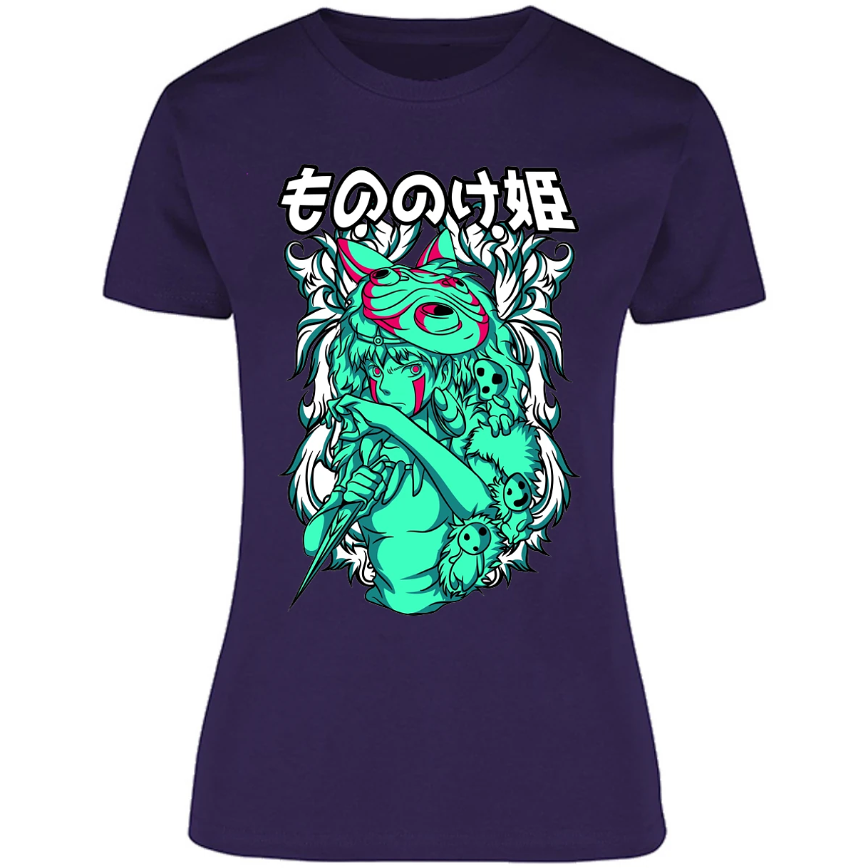 Blusa Ghibli Mononoke Blusa para Mujer 2