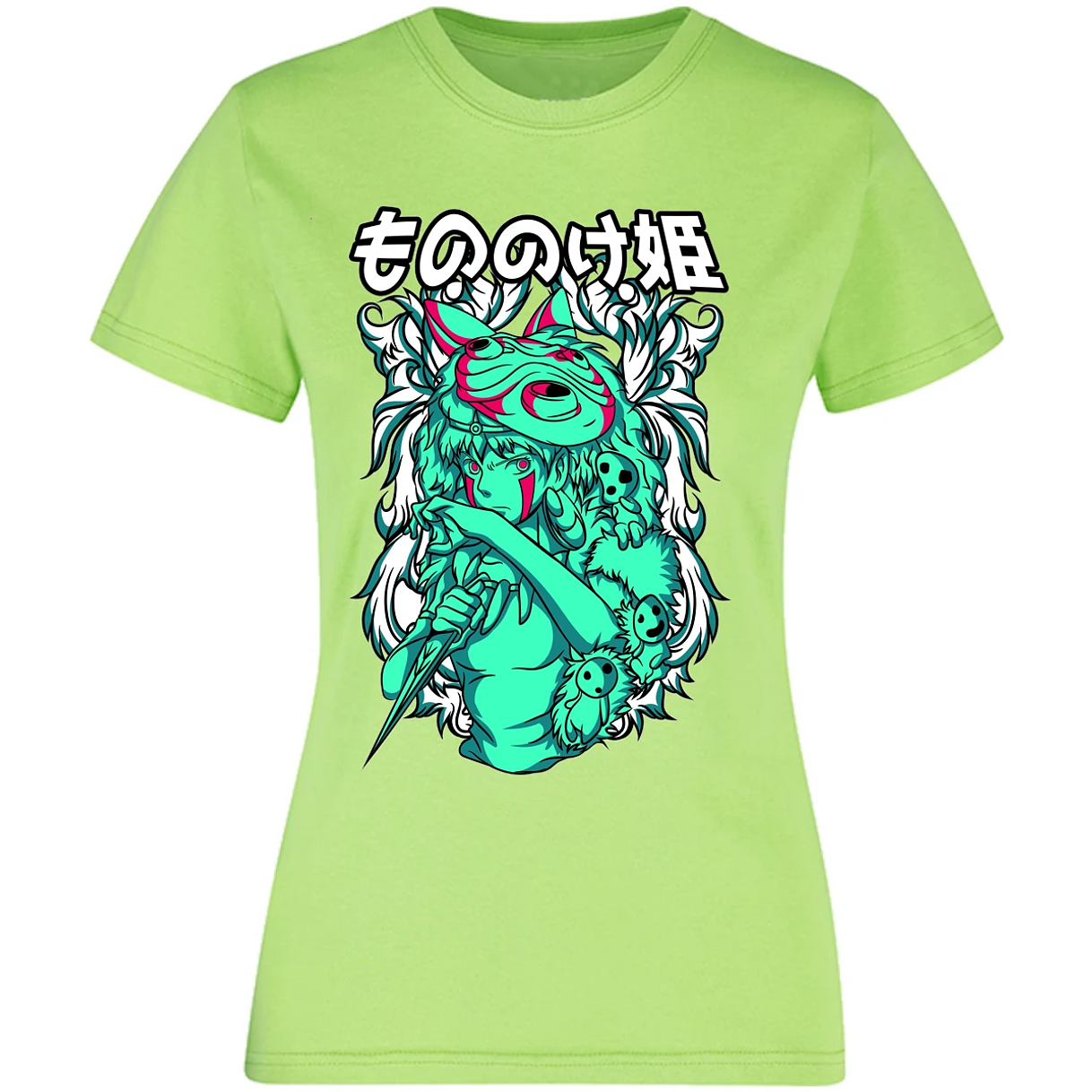 Blusa Ghibli Mononoke Blusa para Mujer 13