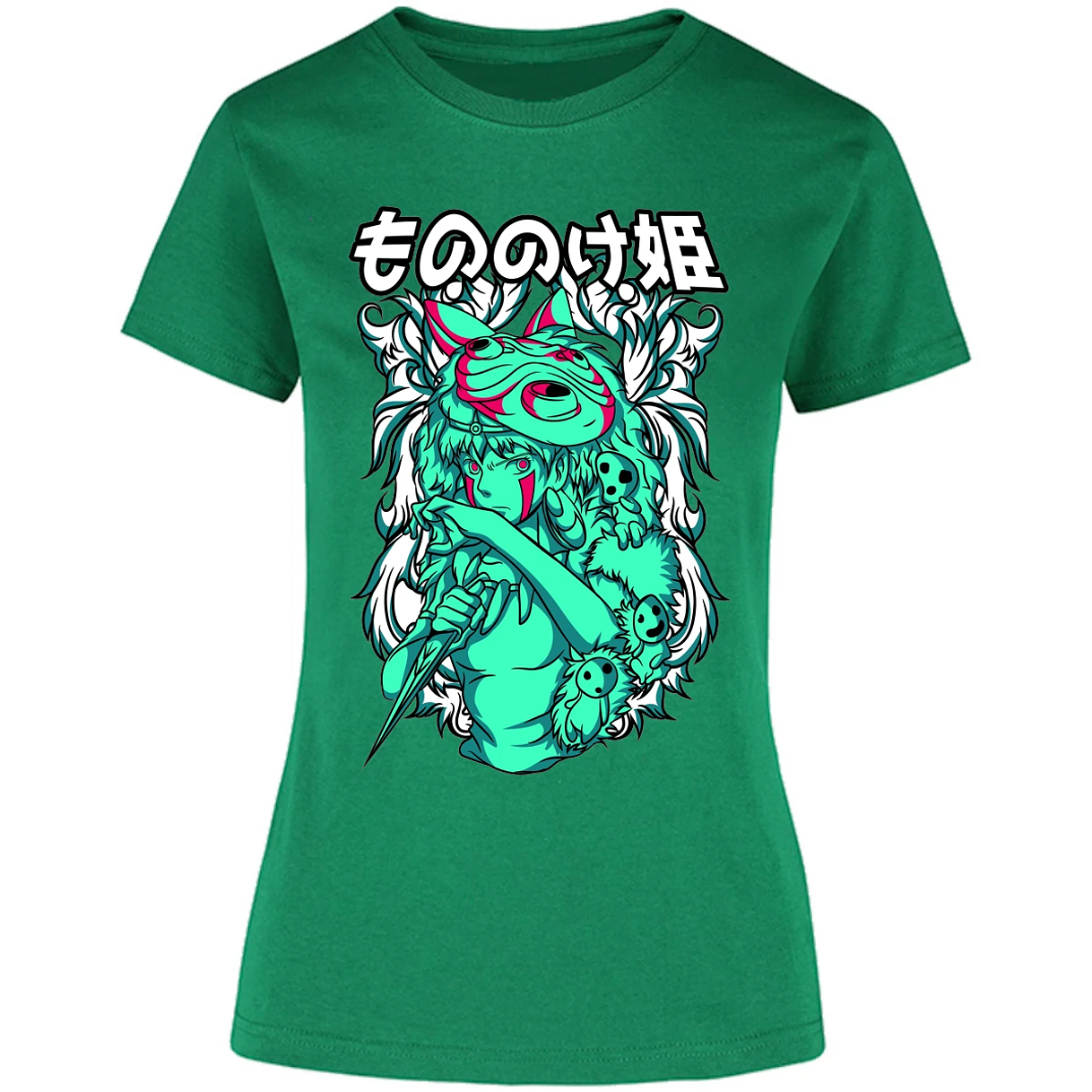 Blusa Ghibli Mononoke Blusa para Mujer 6