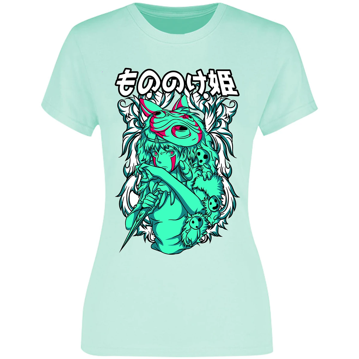 Blusa Ghibli Mononoke Blusa para Mujer 3