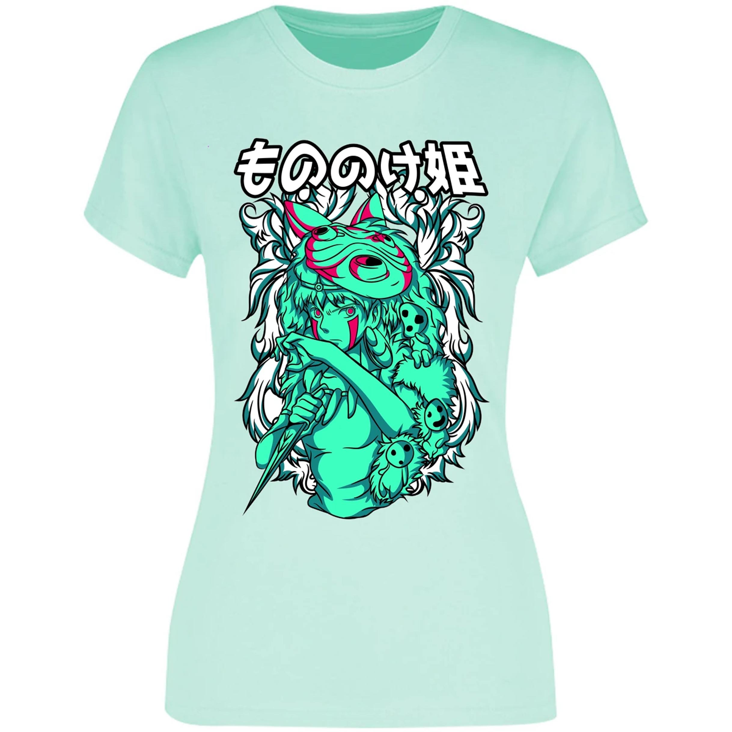 Blusa Ghibli Mononoke Blusa para Mujer 3