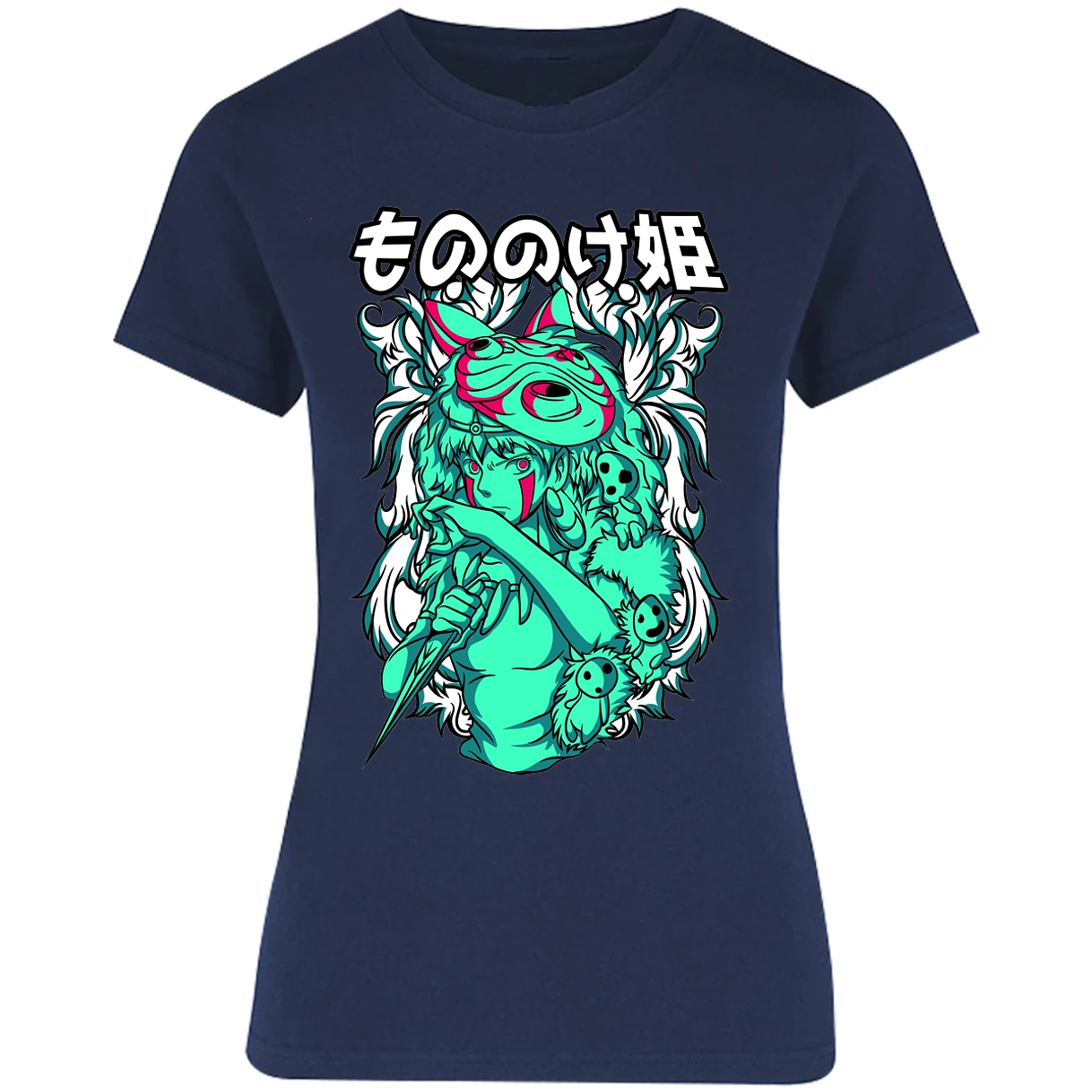Blusa Ghibli Mononoke Blusa para Mujer 14