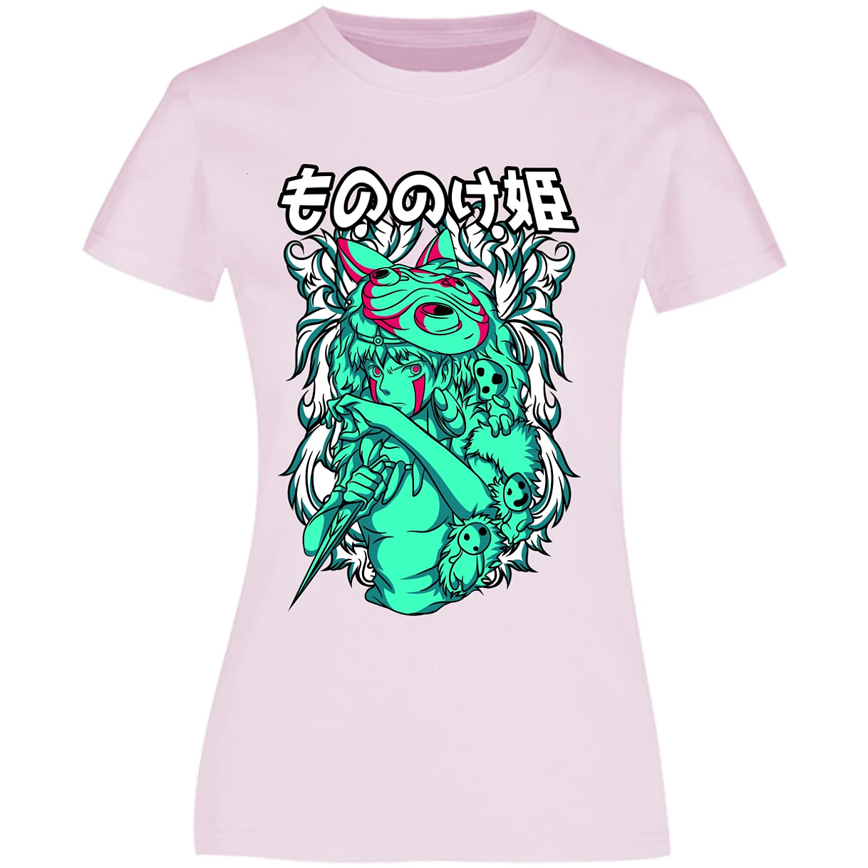 Blusa Ghibli Mononoke Blusa para Mujer 12