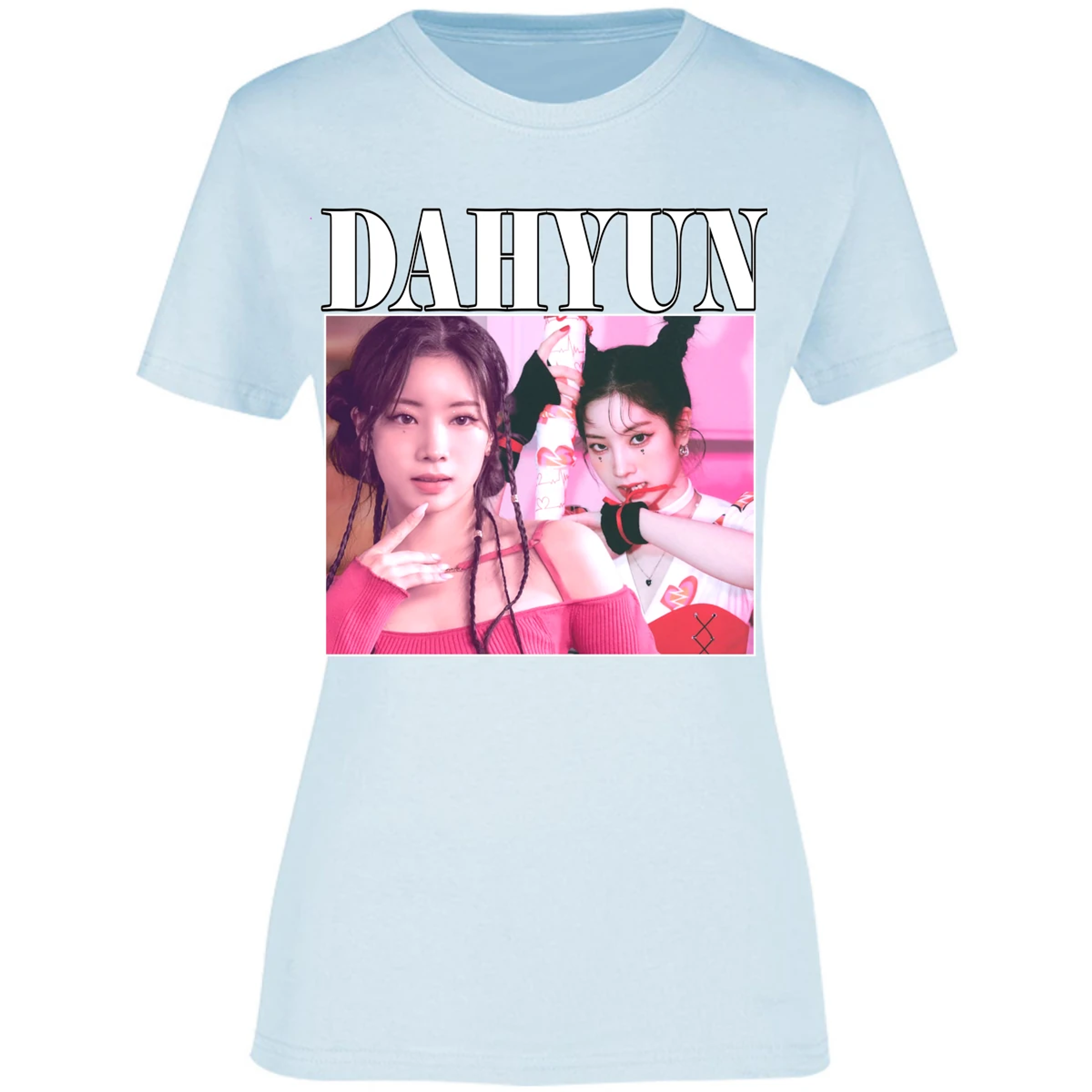Blusa K Pop Dahyun Sublimation Blusa para Mujer 18
