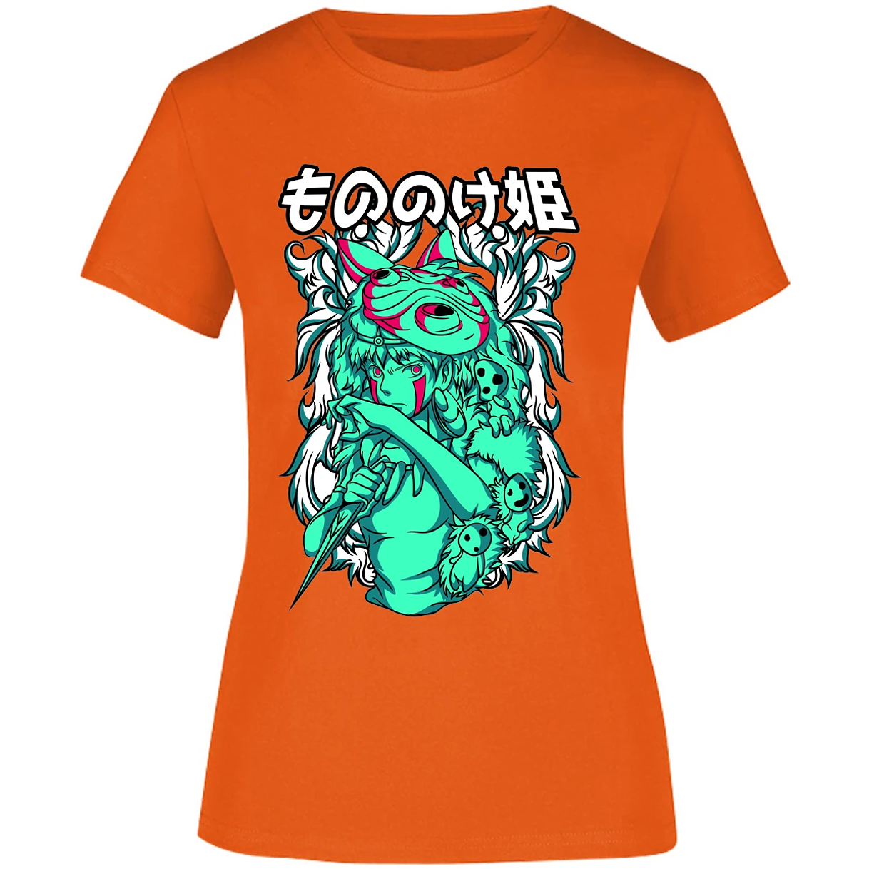 Blusa Ghibli Mononoke Blusa para Mujer 15