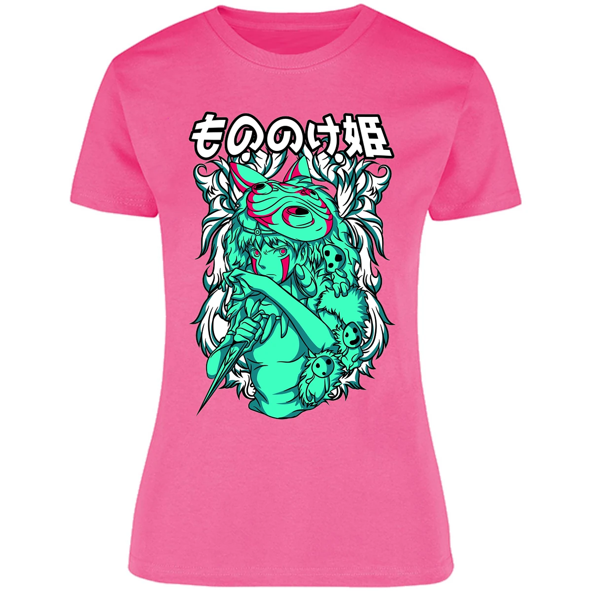 Blusa Ghibli Mononoke Blusa para Mujer 16