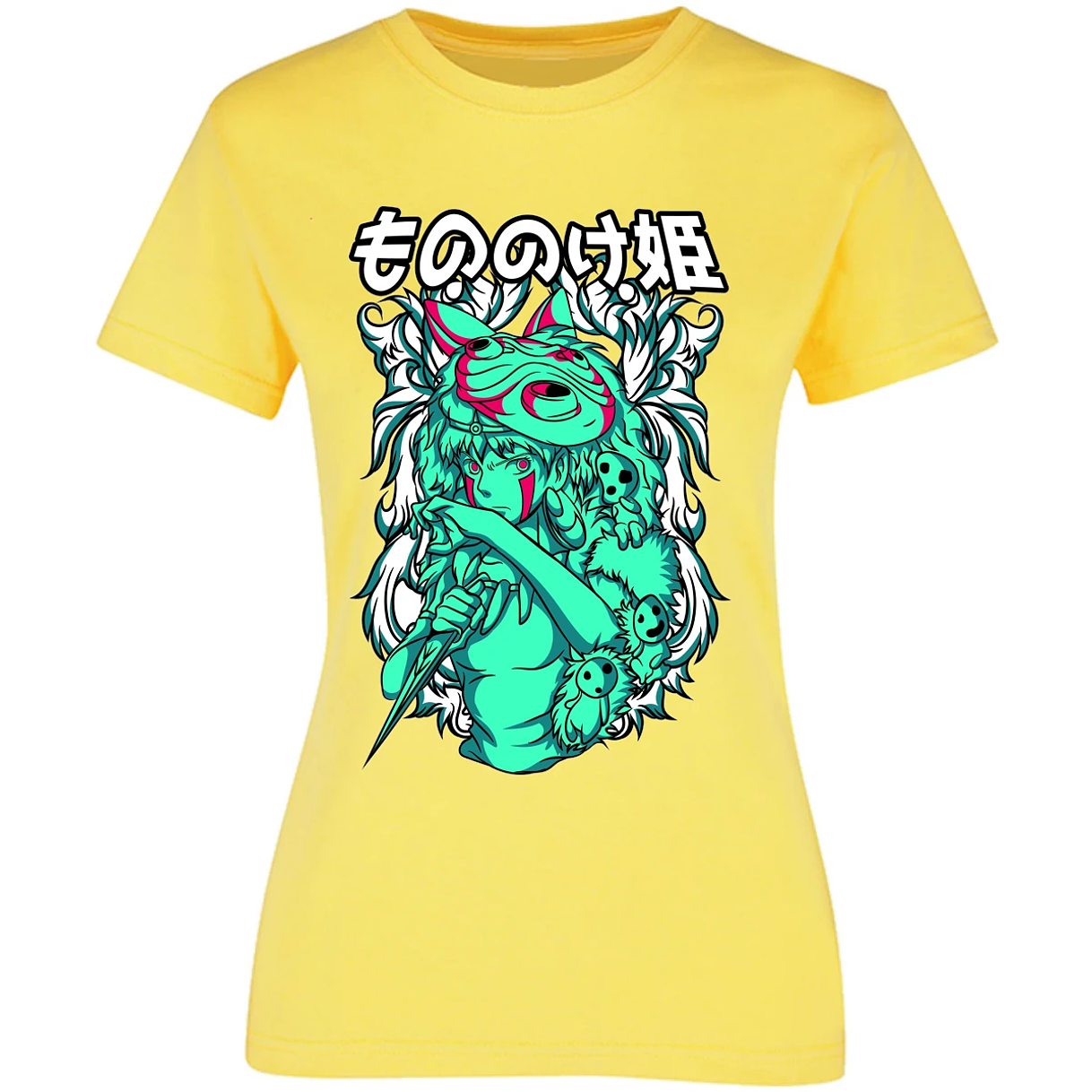 Blusa Ghibli Mononoke Blusa para Mujer 17